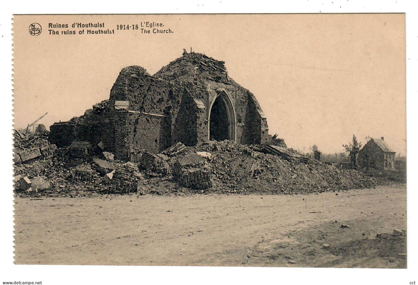 Houthulst   9 postkaarten Ruines de la Forêt d'Houthulst 1914-1918