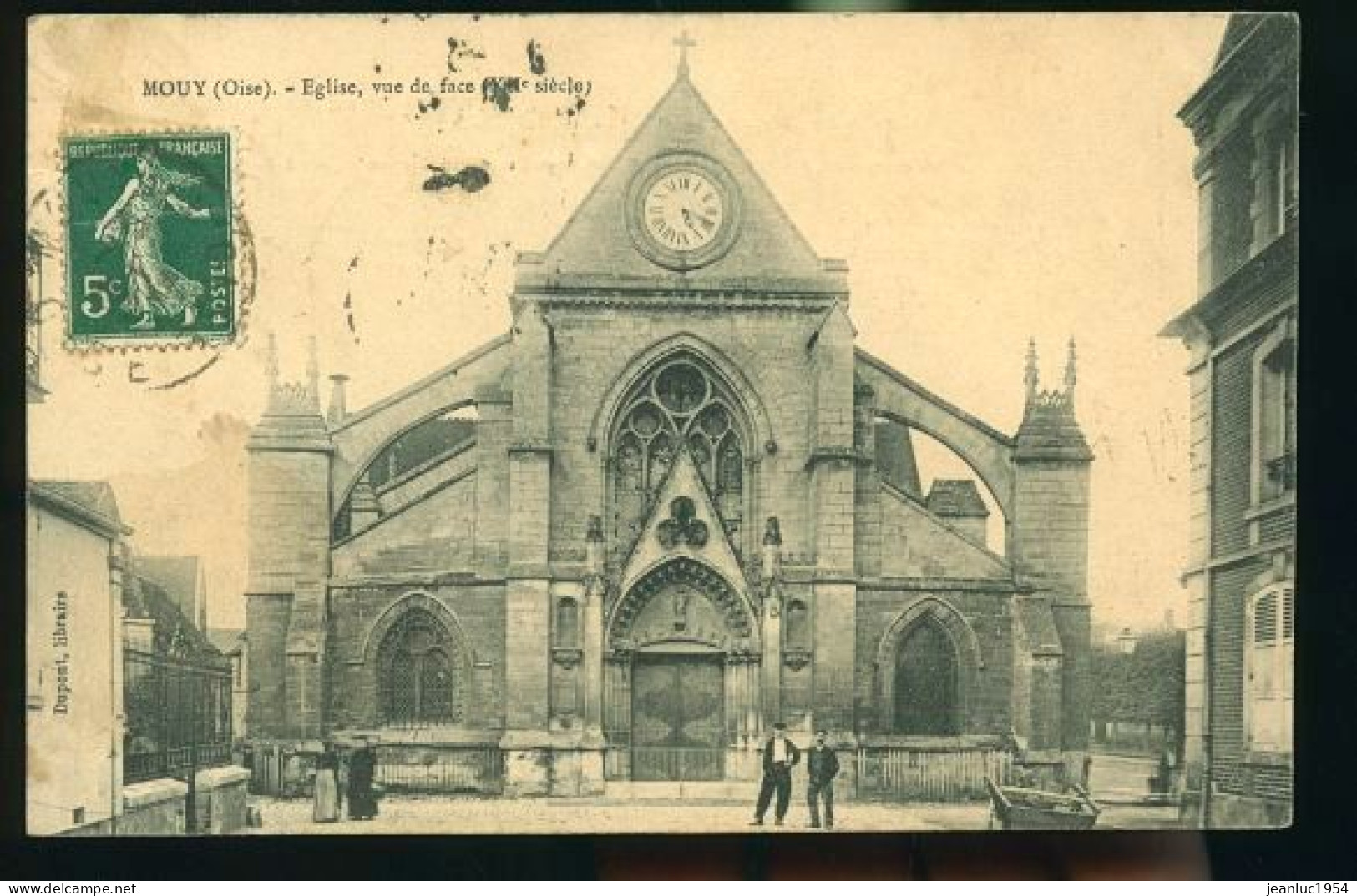 MOUY EGLISE                            (    Mes Cartes Ne Sont Pas Jaunies ) - Mouy