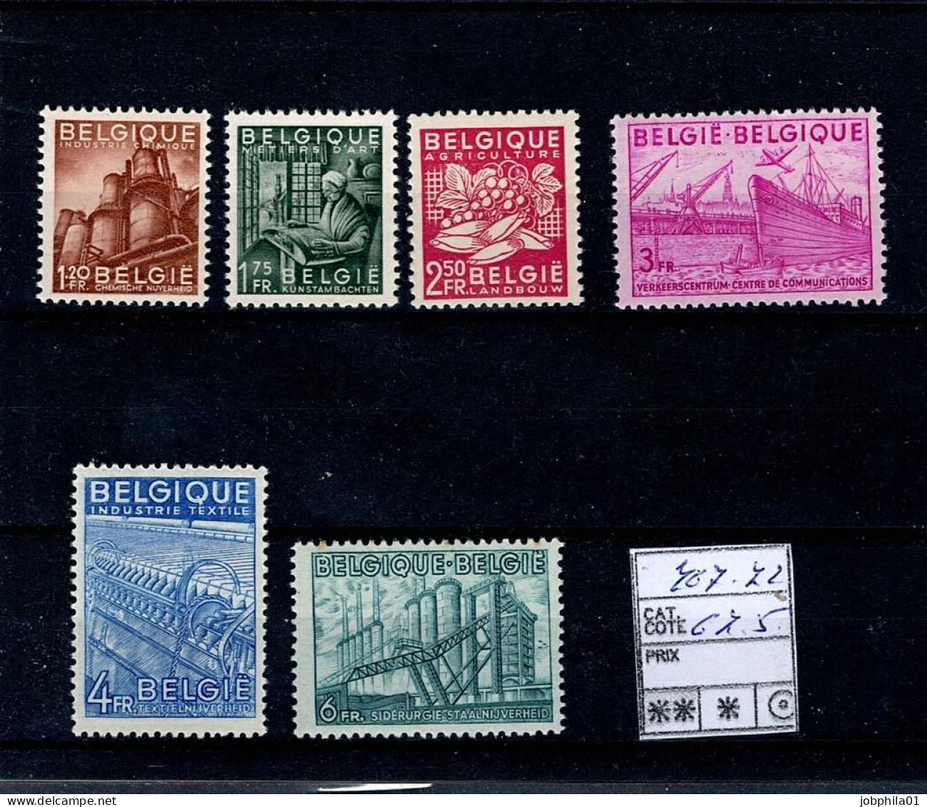 767-772 Côte 67.50€ - Unused Stamps