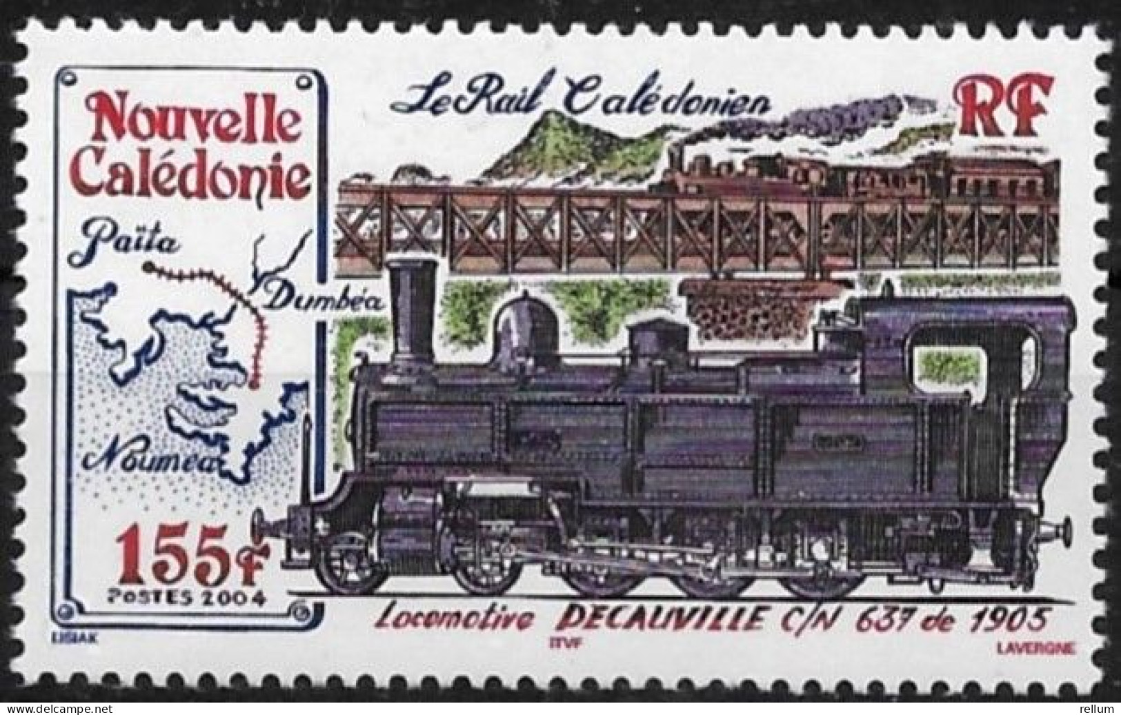 Nouvelle Calédonie 2004 - Yvert Et Tellier Nr. 913 - Michel Nr. 1329 ** - Unused Stamps