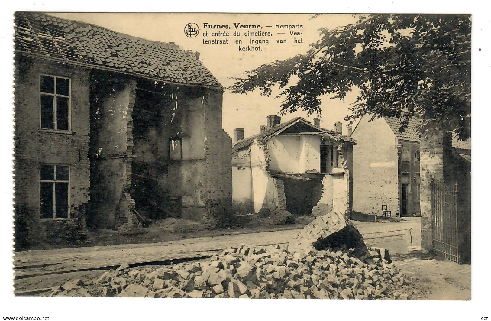 Veurne Furnes   Rempart Et Entrée Du Cimetière - Veurne