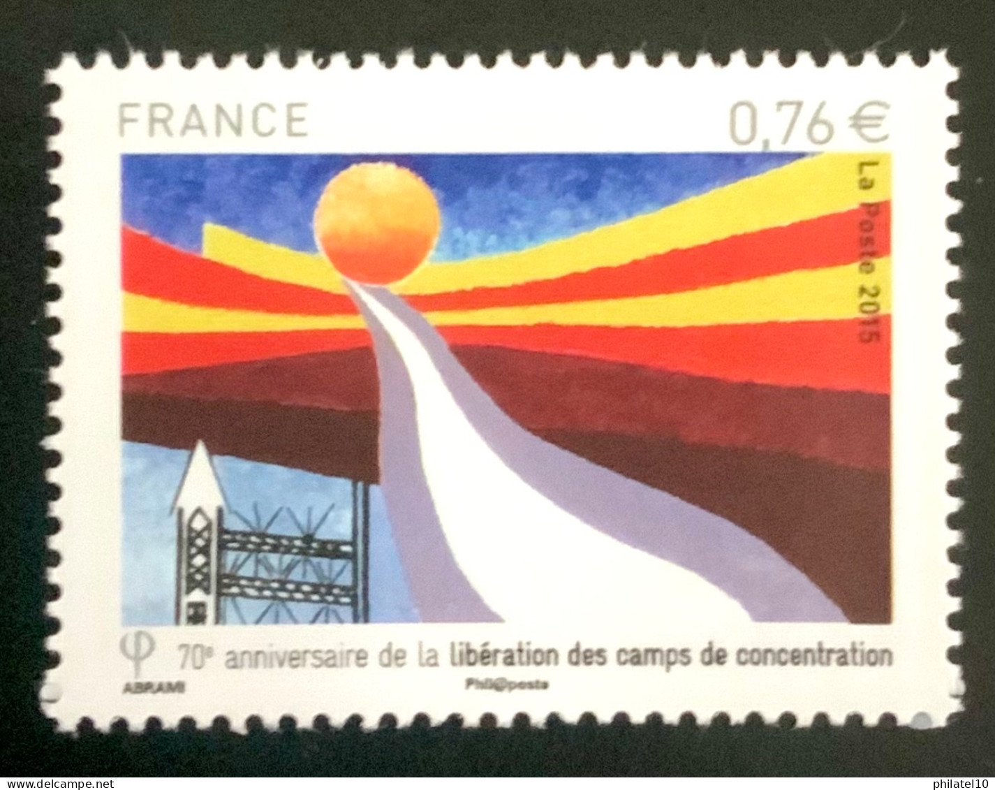 2015 FRANCE N 4948 70e ANNIVERSAIRE DE LA LIBÉRATION DES CAMPS DE CONCENTRATION - NEUF** - Unused Stamps