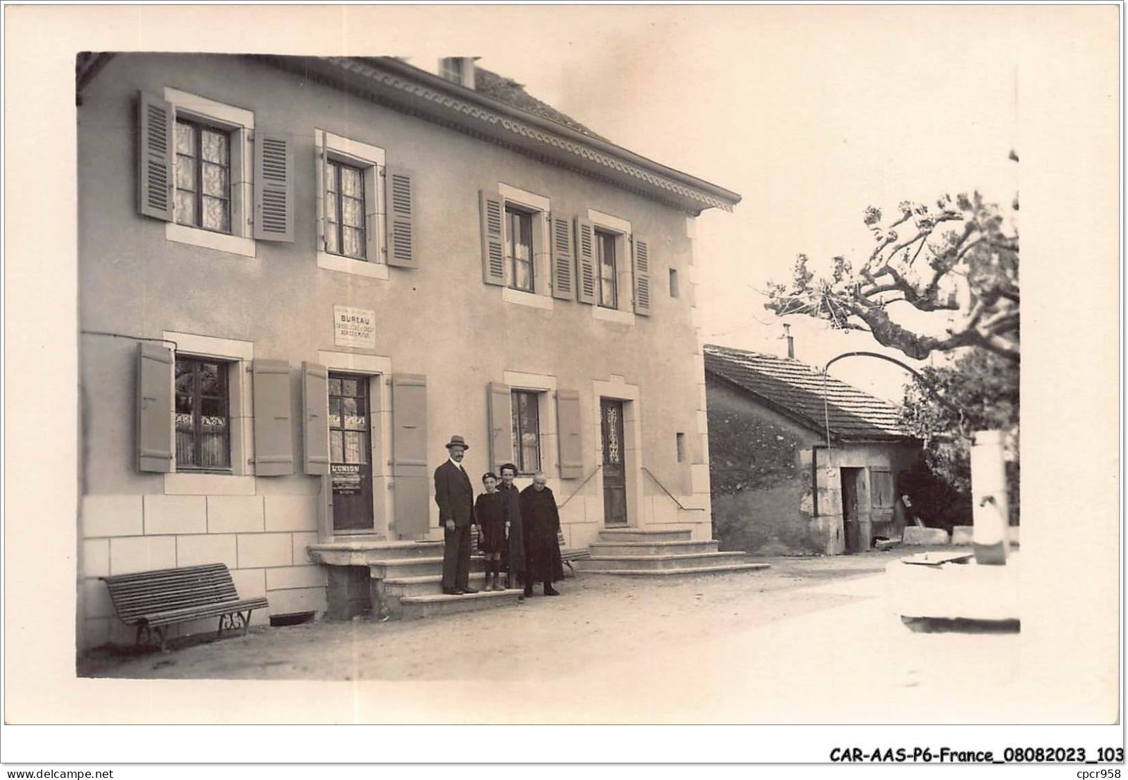 CAR-AASP6-0475 - FRANCE - CARTE PHOTO - A IDENTIFIER - PHOTO DEVANT LE BUREAU - Fotos