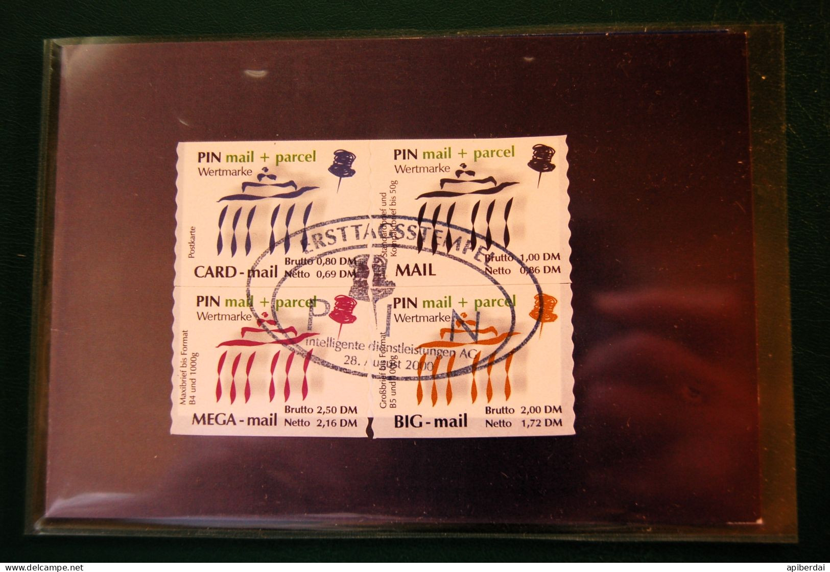 Germany FDC Private Post PINmail 2000 Adhesive - Privatpost