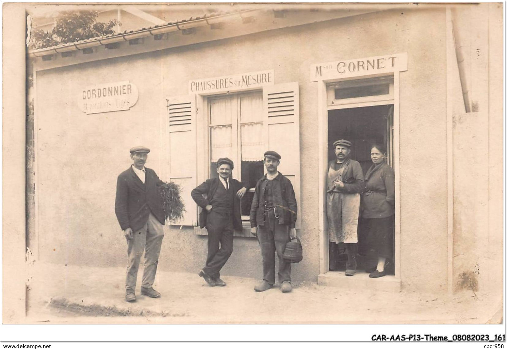 CAR-AASP13-0934 - CORDONNERIE - CARTE PHOTO - PHOTO DE GROUPE - A IDENTIFIER - Sonstige & Ohne Zuordnung