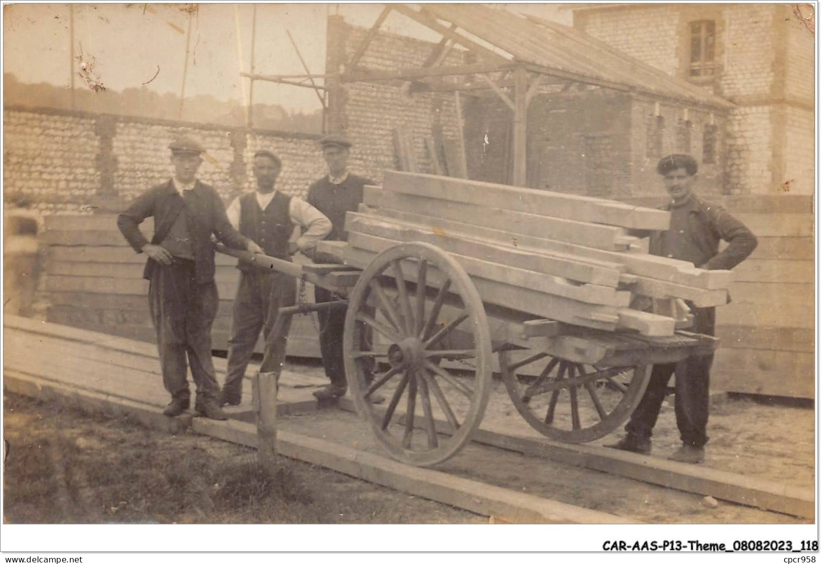 CAR-AASP13-0913 - METIER - CARTE PHOTO - MENUISIER - Artesanal