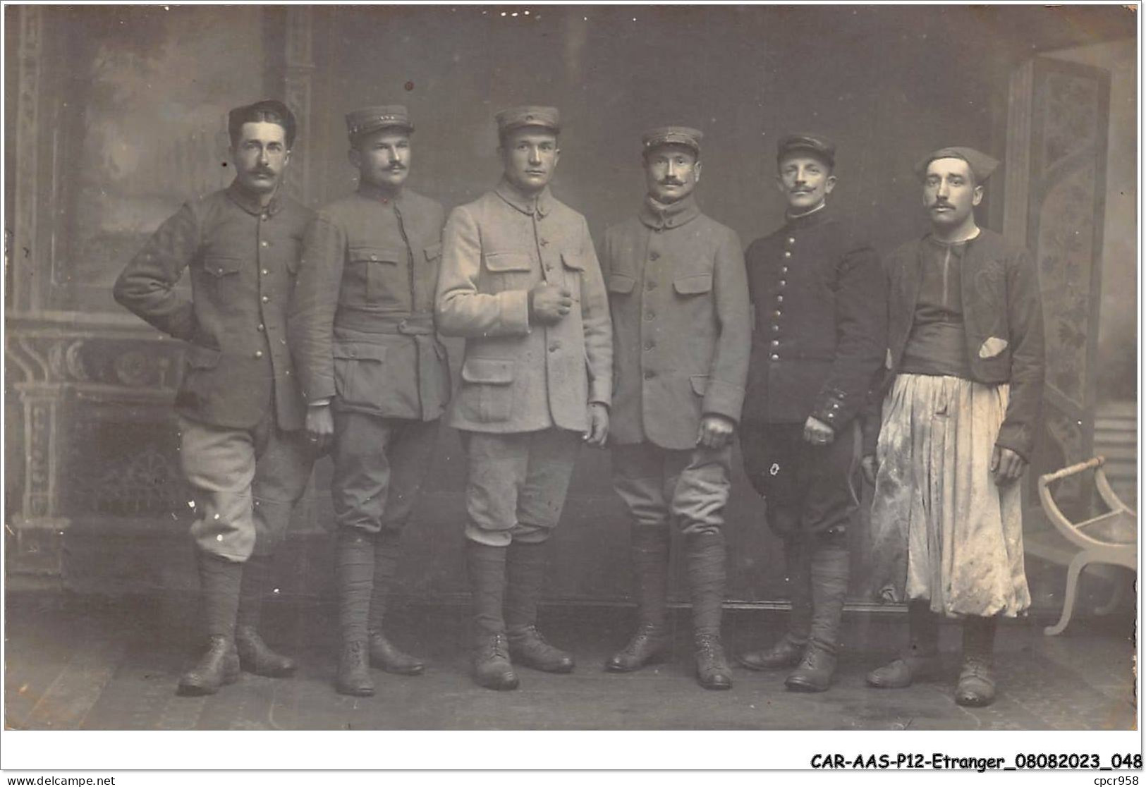 CAR-AASP12-0832 - ALLEMAGNE - CARTE PHOTO - WUSTERMARK - GROUPE D'HOMMES - Wustermark
