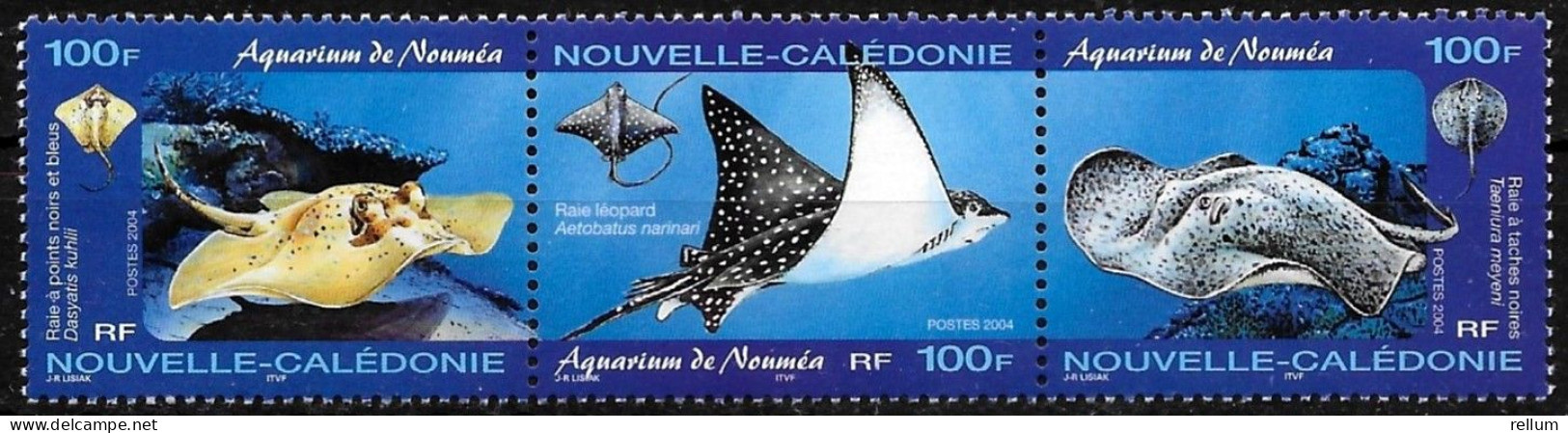 Nouvelle Calédonie 2004 - Yvert Et Tellier Nr. 914/916 Se Tenant - Michel Nr. 1324/1326 Zusammenhängend ** - Unused Stamps