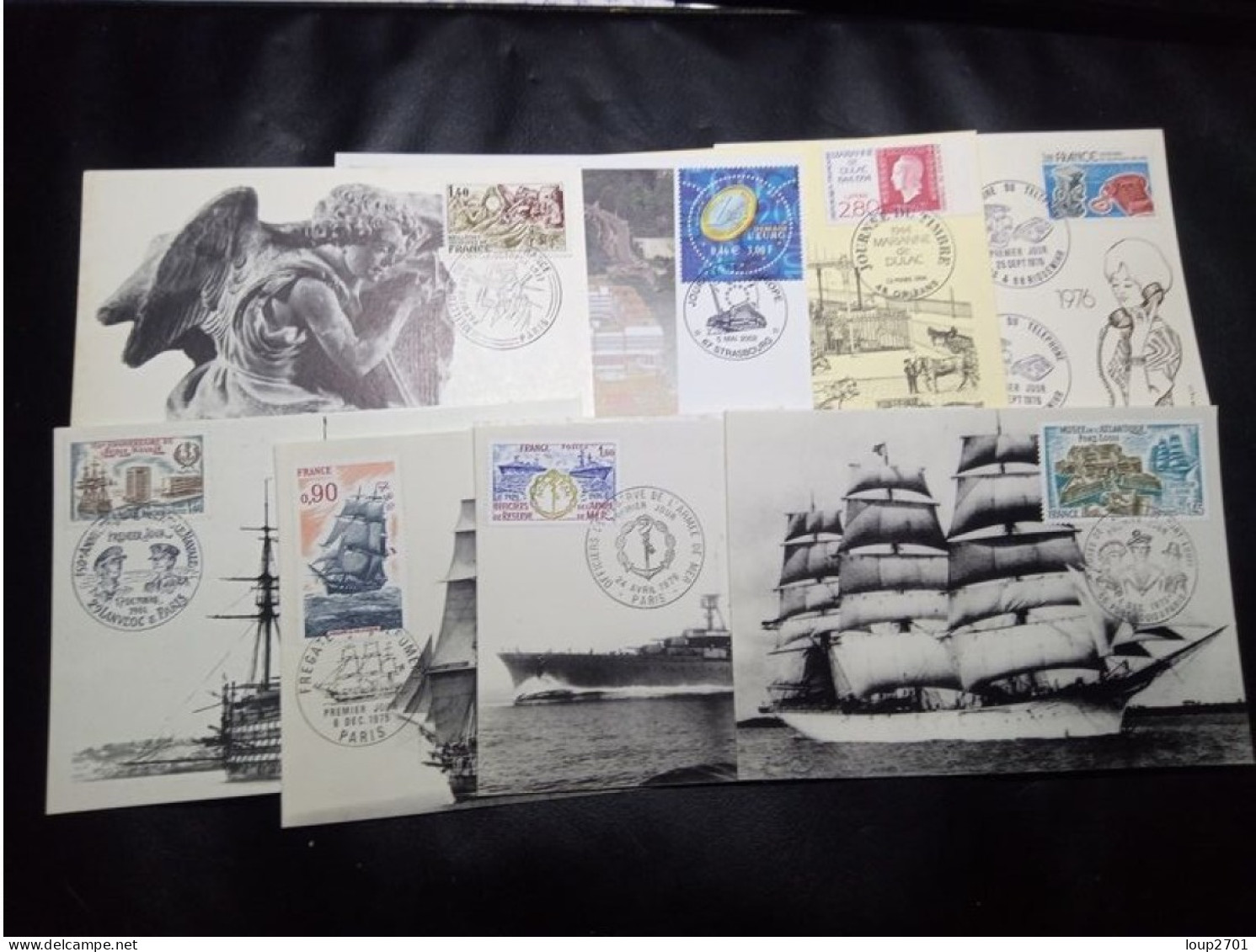 DM924 BEAU LOT 212 CARTES FDC FRANCE A TRIER COTE++ DEPART 10€