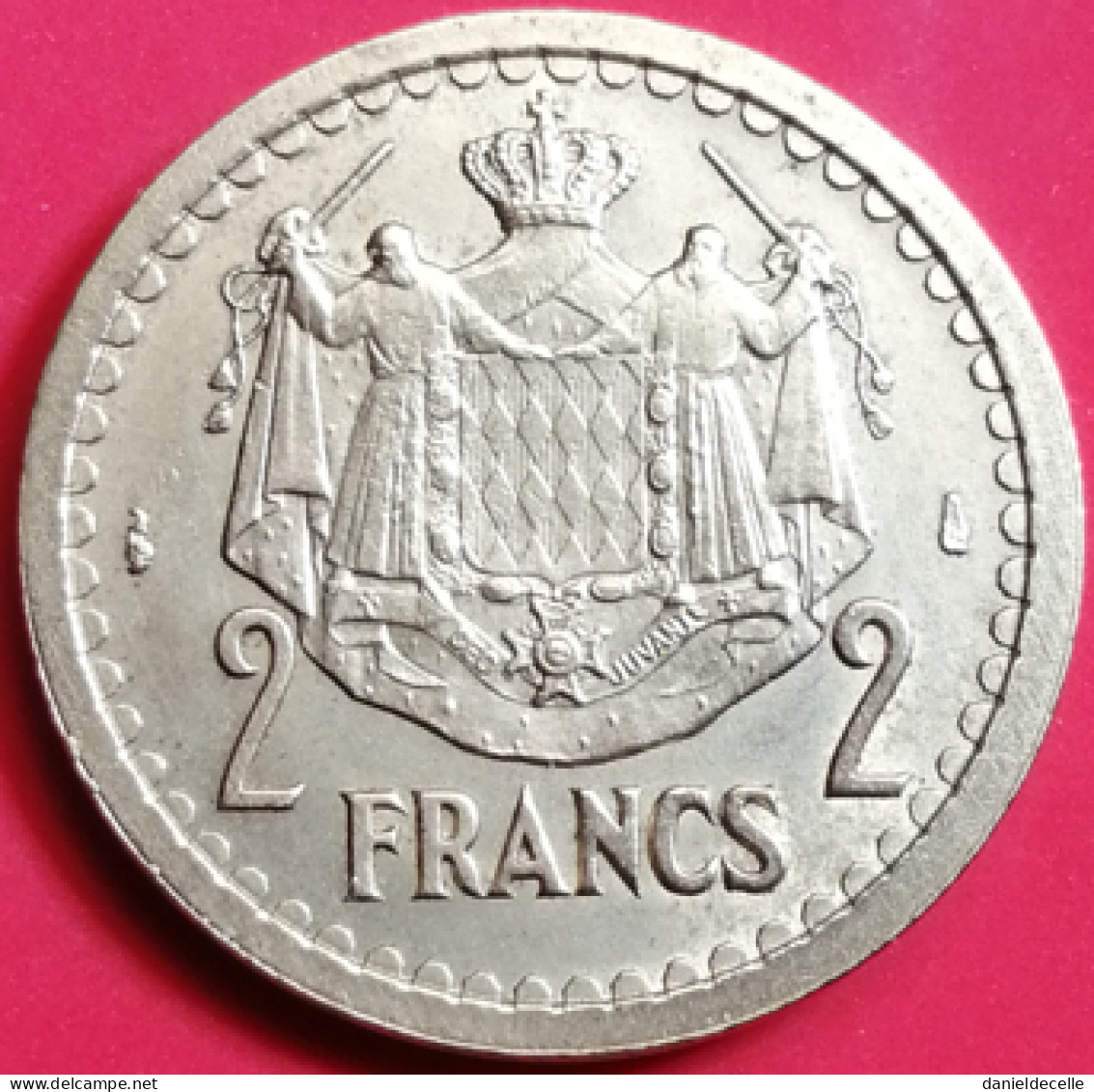 2 Francs 1943 Monaco Cupro-aluminium (TTB+) - 1922-1949 Louis II.