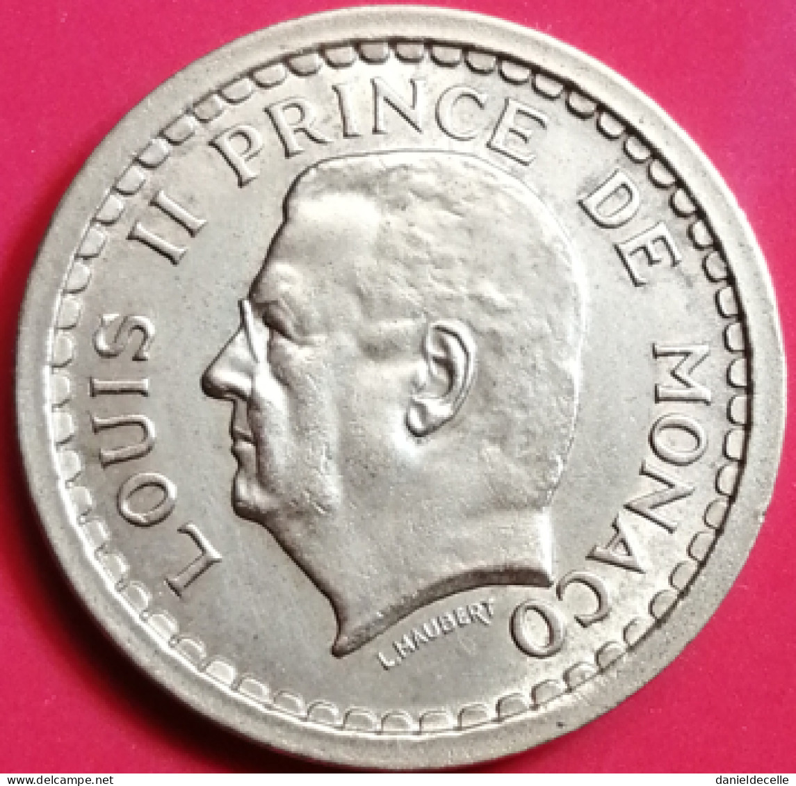 2 Francs 1943 Monaco Cupro-aluminium (TTB+) - 1922-1949 Luigi II