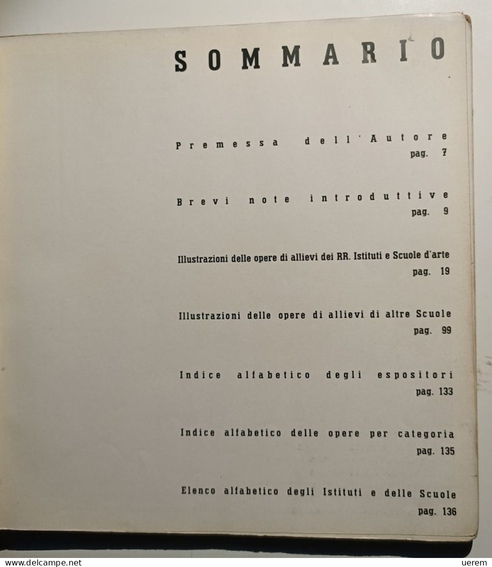 1937 Arte Scuole D'arte Nivola Fancello Pasqui Ferruccio Scuole D'arte In Italia Milano, Hoepli 1937 - Prima Edizione - Oude Boeken