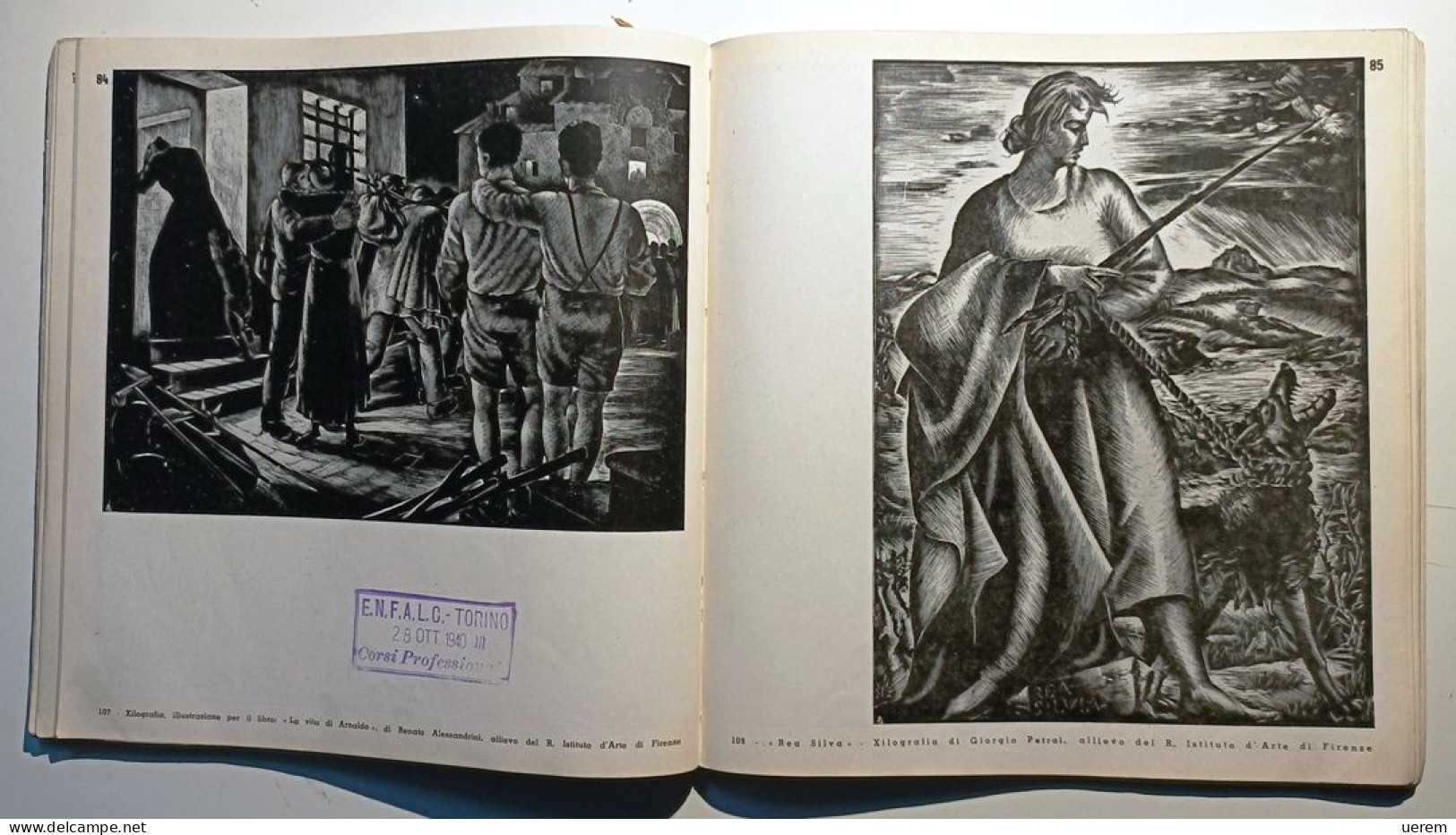 1937 Arte Scuole d'arte Nivola Fancello Pasqui Ferruccio Scuole d'arte in Italia Milano, Hoepli 1937 - Prima edizione