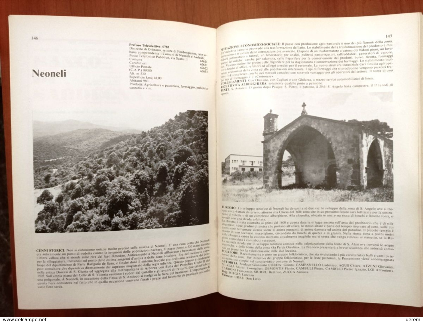 1977 Oristanese Planargia Sardegna Fresco Piero Guida dell'Oristanese e della Planargia Cagliari, In.E.S. 1977