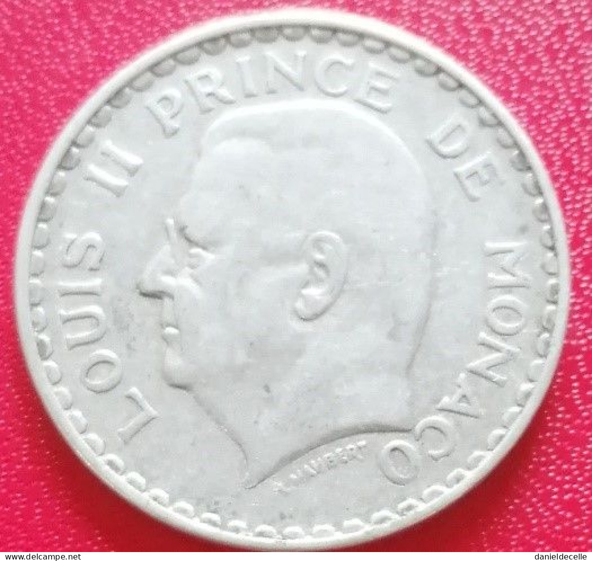 5 Francs 1943 Monaco Aluminium (TB+) - 1922-1949 Louis II