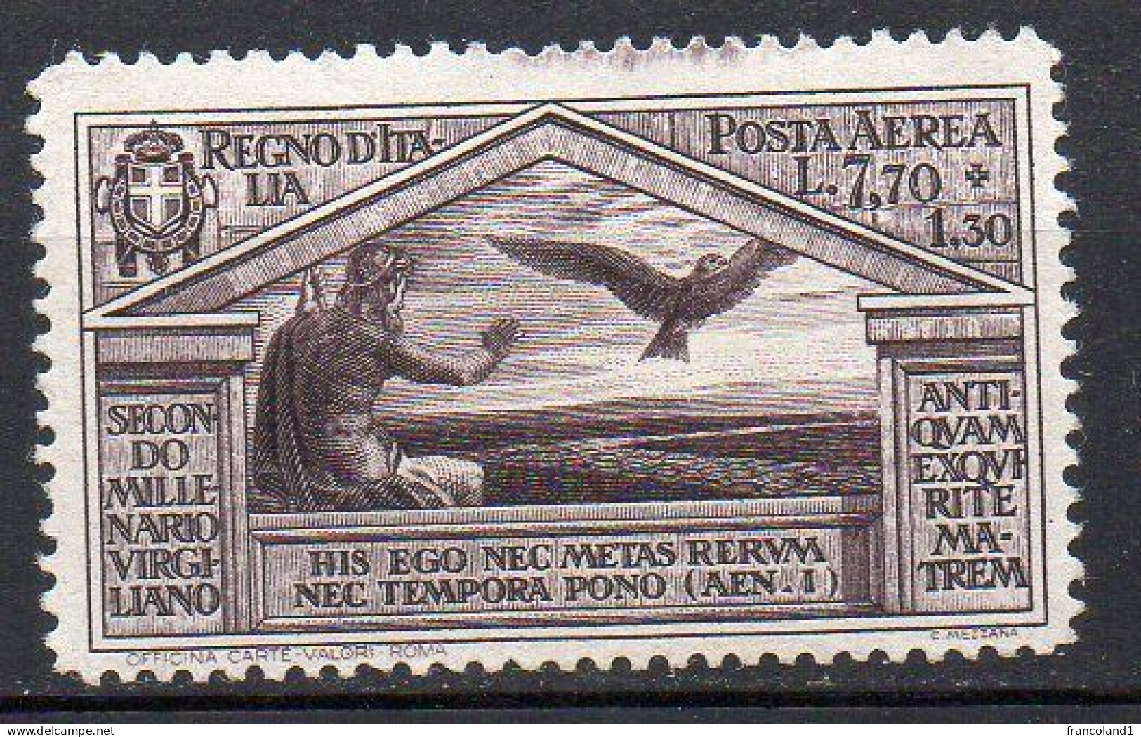 1930 Regno Virgilio Aerea N. A23  Integro MNH** - Luchtpost