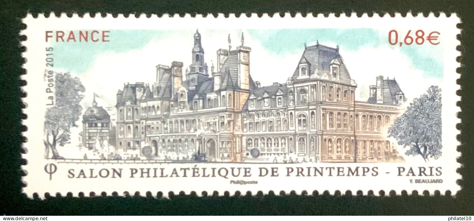 2015 FRANCE N 4932 SALON PHILATELIQUE DE PRINTEMPS - PARIS - NEUF** - Unused Stamps