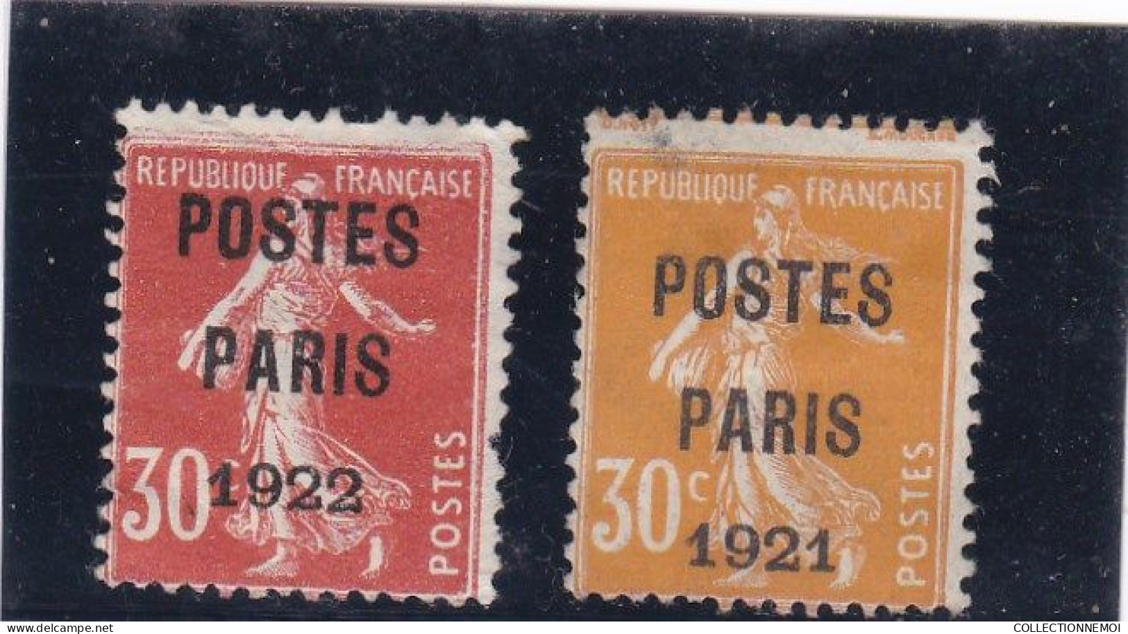 2 Timbres Préo De FRANCE ,,,authenticitée NON GARANTI,,,,je Repete ,pour Moi C'est FAUX - 1893-1947