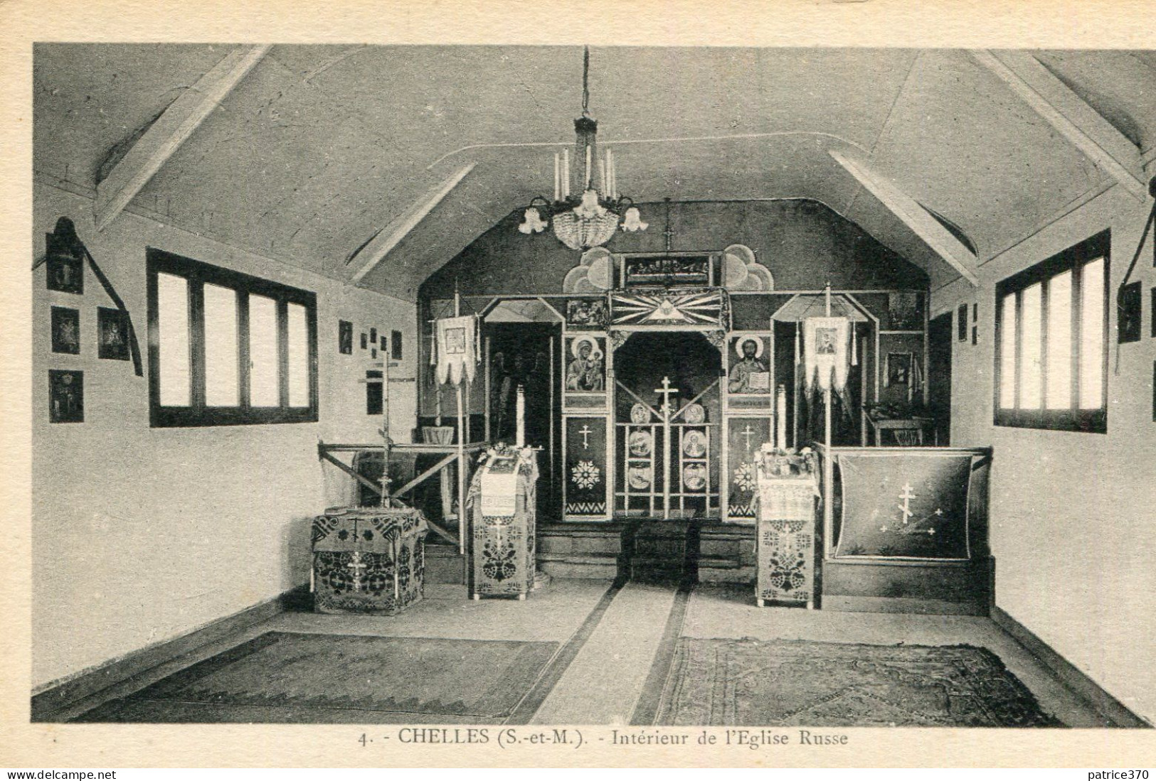 Carte CHELLES Intérieur De L'Eglise Russe - Chelles