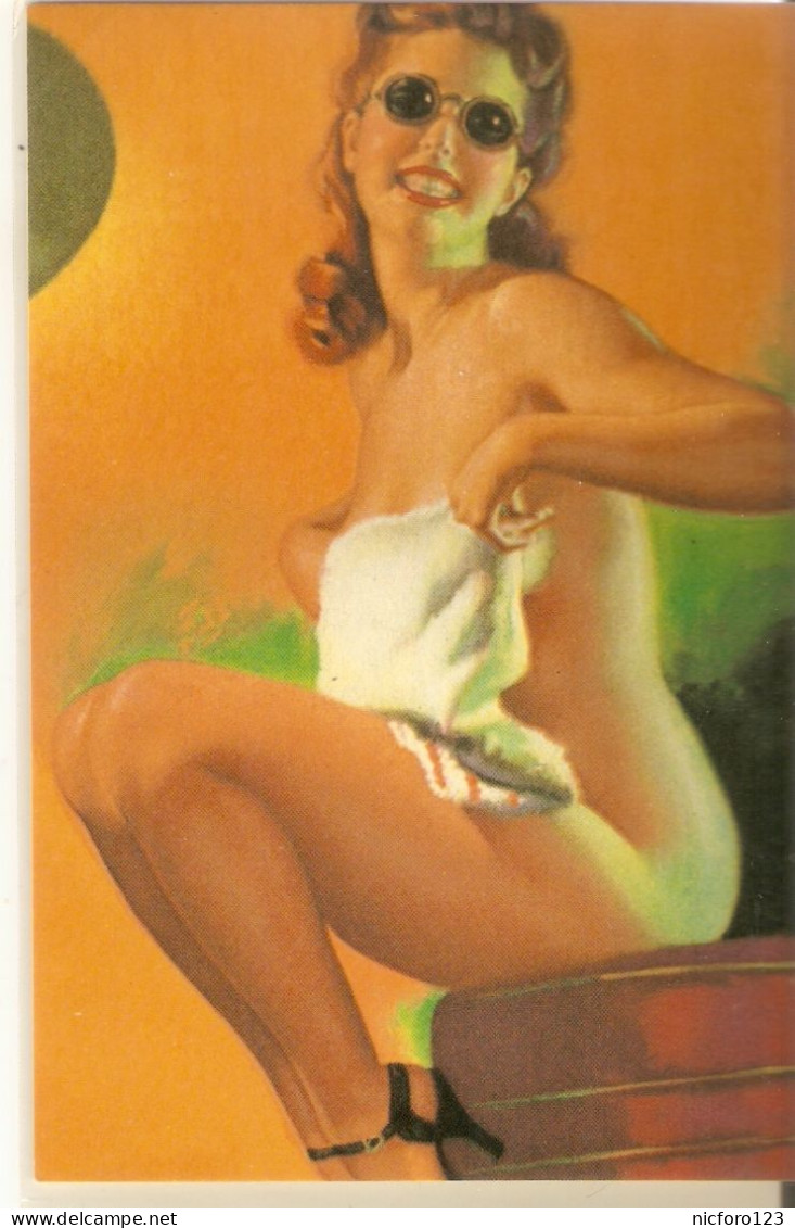 "Pin-Up Lady" Modern Spanish Photo Postcard. - Pin-Ups