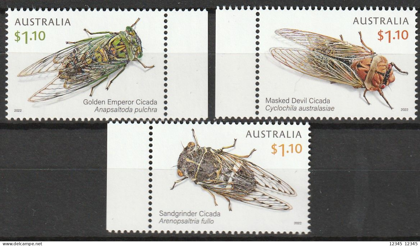 Australië 2022, Postfris MNH, Insects - Unused Stamps