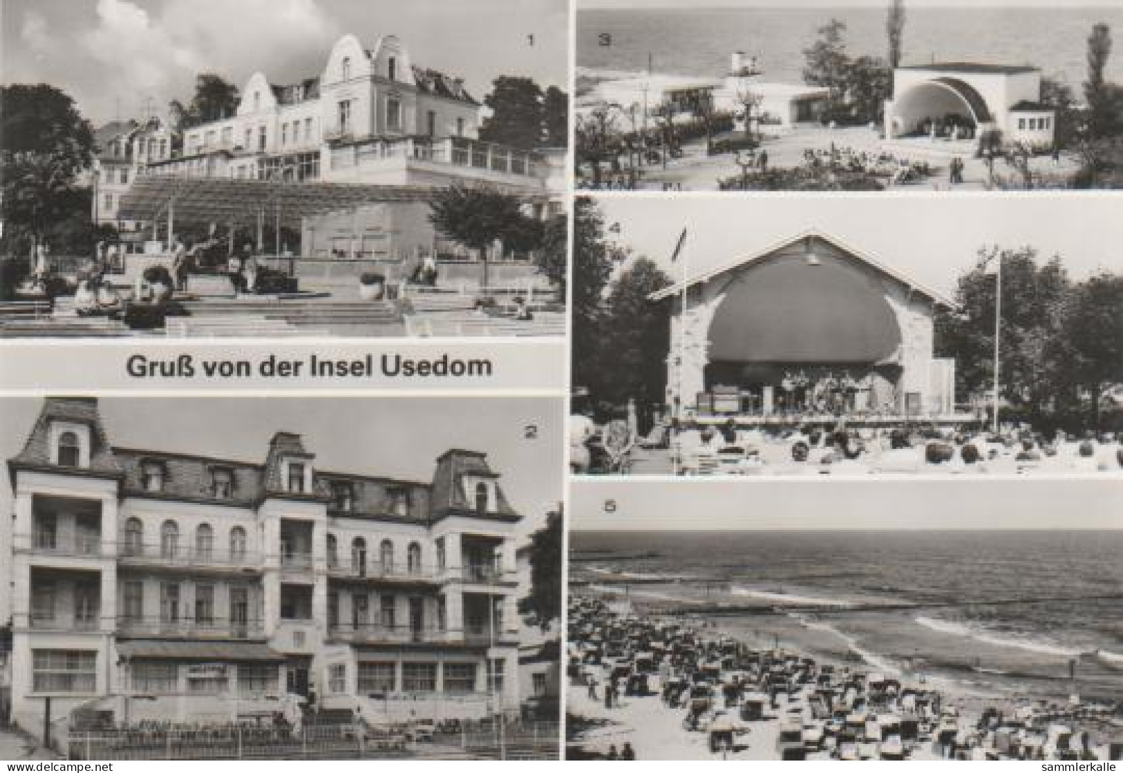 5783 - Usedom - Bansin, Heringsdorf, Zinnowitz, Ahlbeck, Koserow - 1981 - Usedom