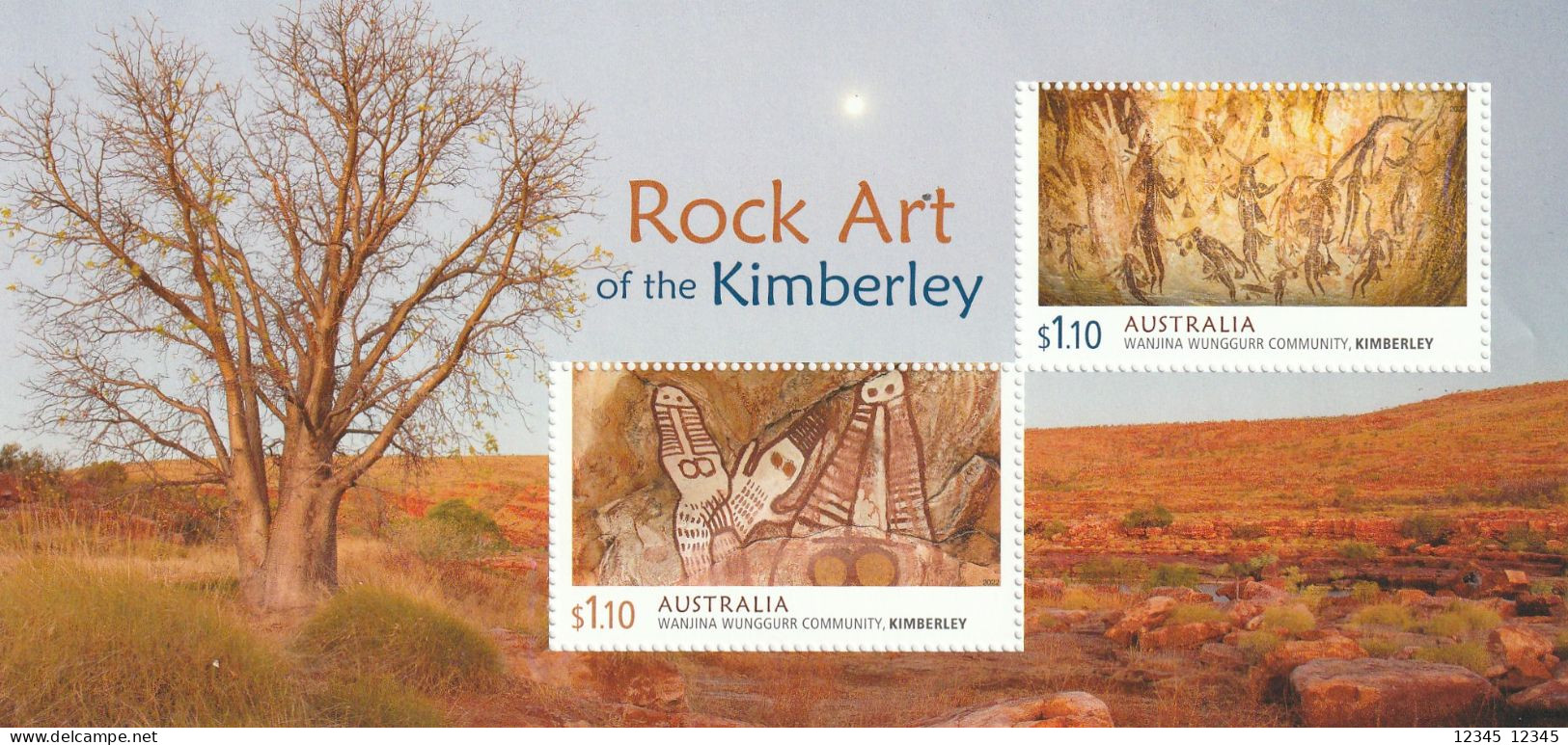 Australië 2022, Postfris MNH, Rock Art Of The Kimberley - Ungebraucht