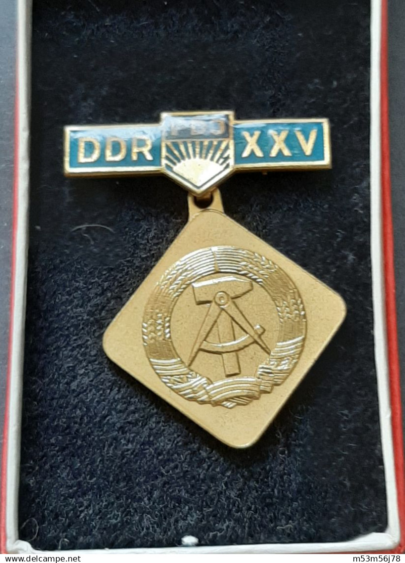 DDR Medaille 25.Jahre FDJ - RDT