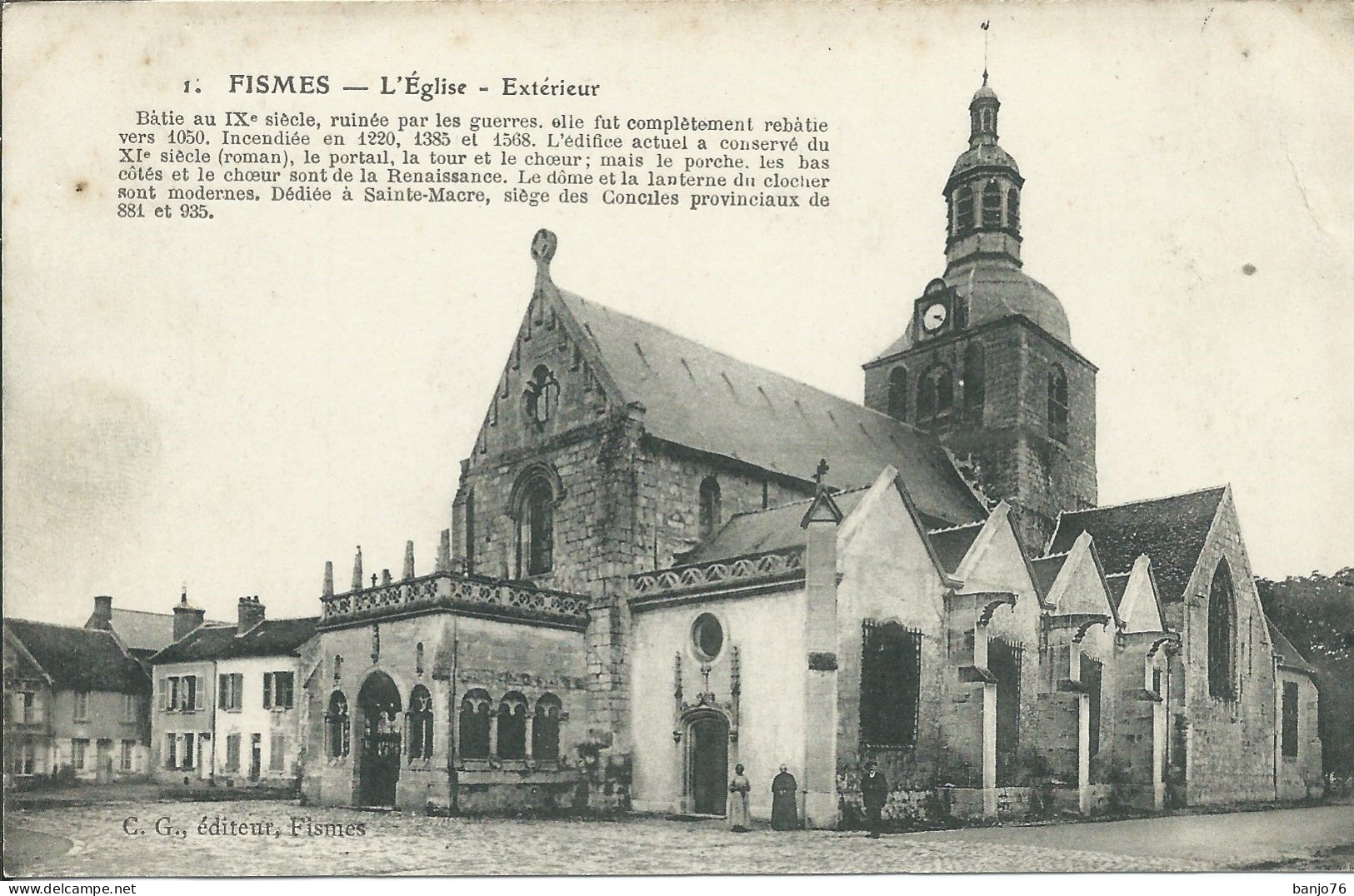 Fismes (51) - L'Eglise - Extérieur - Fismes