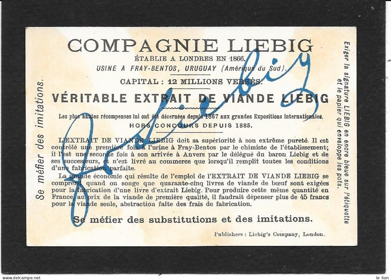 Chromo Liebig FRANCESE S216 SCENE DI FANCIULLI 3° 5-Je Vous Aime Beaucoup Plus Que Toutes Ces Friandises 1888 - PERFETTA - Liebig