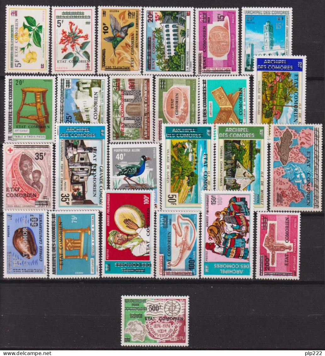 Isole Comores 1975 Y.T.105/29 **/MNH VF - Comoros