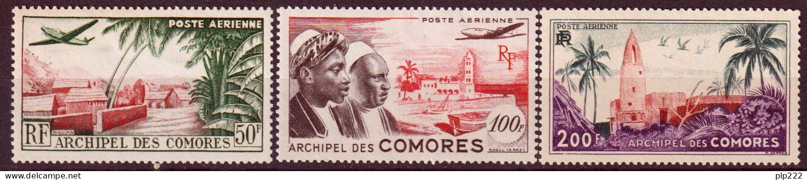 Isole Comores 1950 Y.T.A1/3 **/MNH VF - Posta Aerea