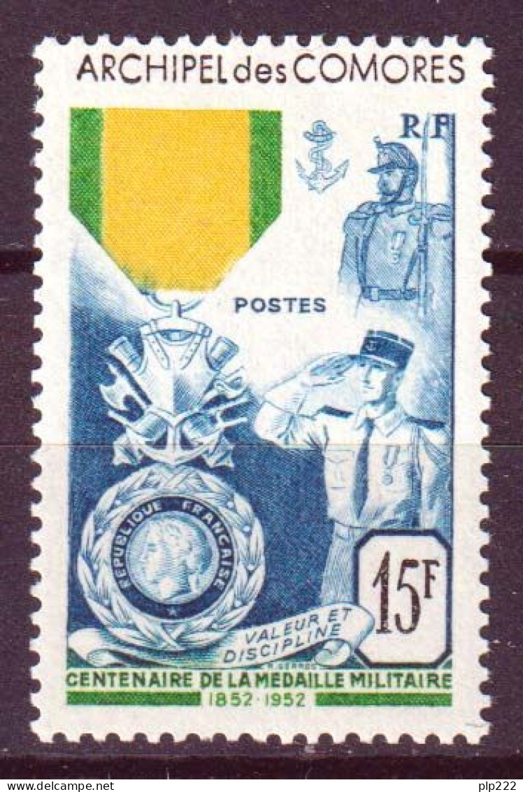 Isole Comores 1952 Y.T.12 **/MNH VF - Nuevos