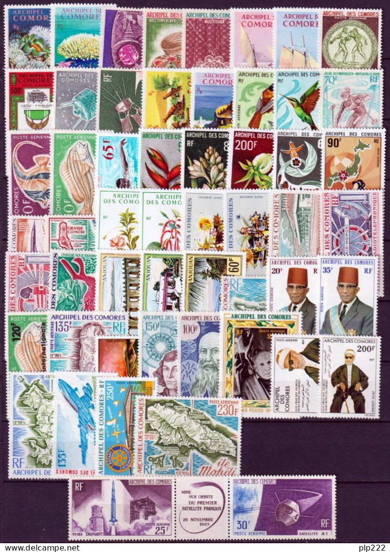 Isole Comores 1958/75 Collezione Quasi Completa / Almost Complete Collection **/MNH VF - Unused Stamps