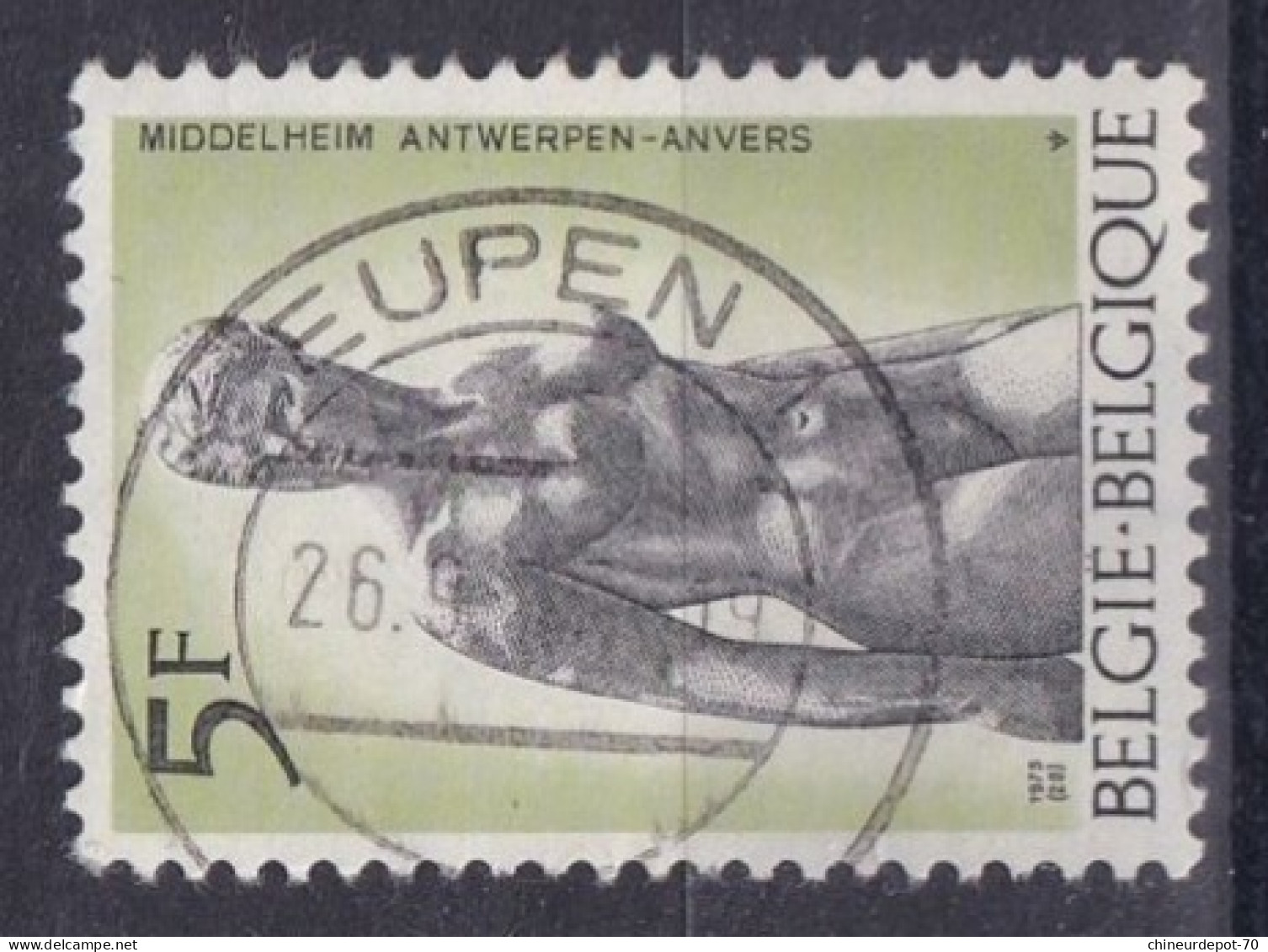 Antwerpen Anvers Cachet Raeren Hannut Eupen La Calamine Liège - Used Stamps