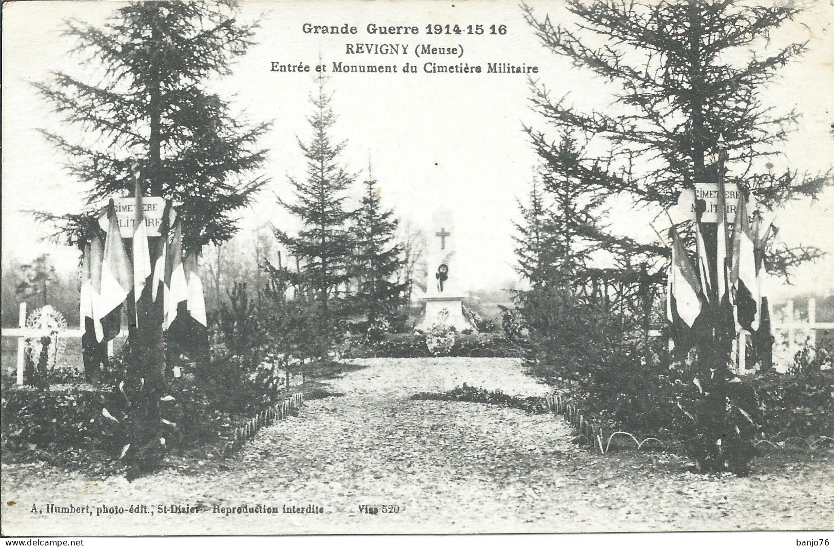 Revigny (55) - Entrée Et Monument Du Cimetière Militaire - Revigny Sur Ornain