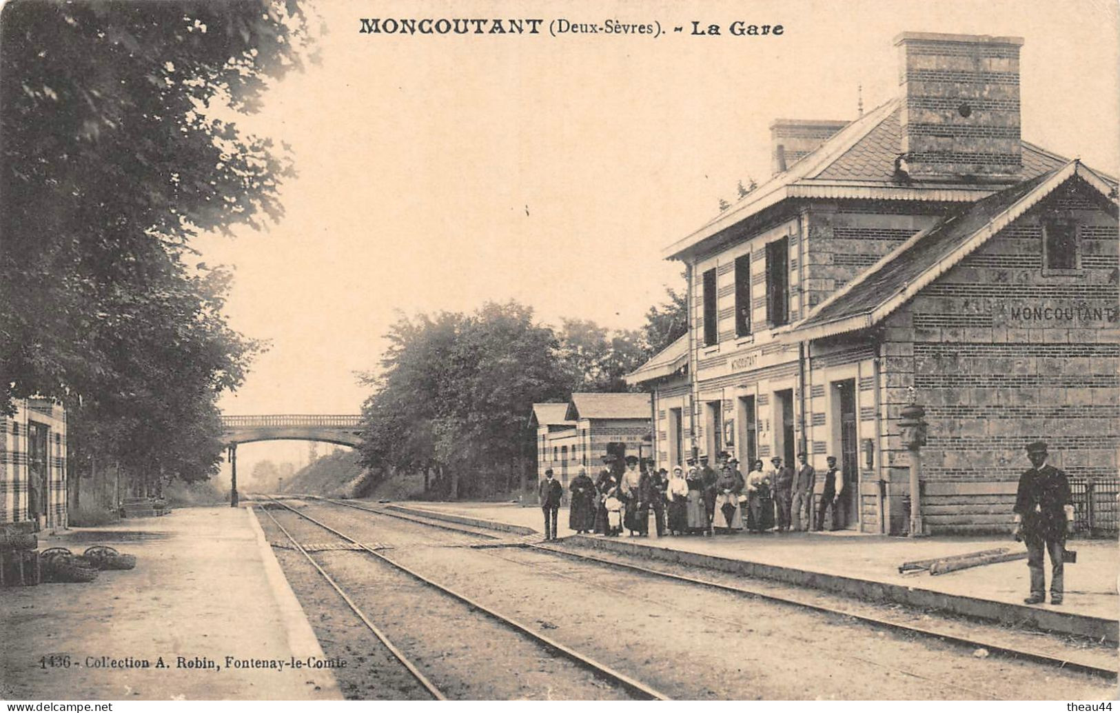 ¤¤  -   MONCOUTANT   -   La Gare   -  Chemin De Fer    -   ¤¤ - Moncoutant