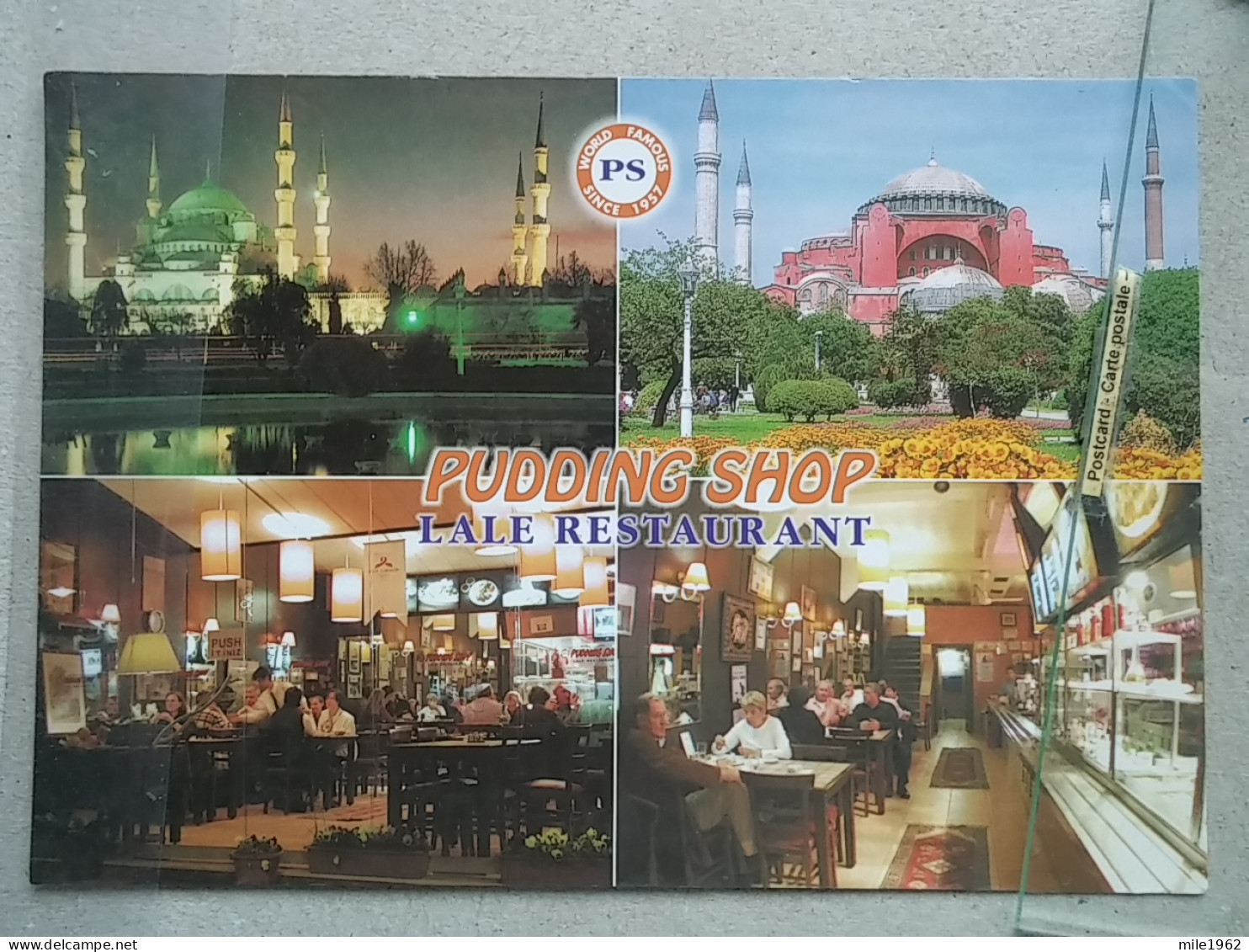 Kov 563-1 - ISTANBUL, TURKEY, PUDDING SHOP, LALE RESTAURANT - Turchia