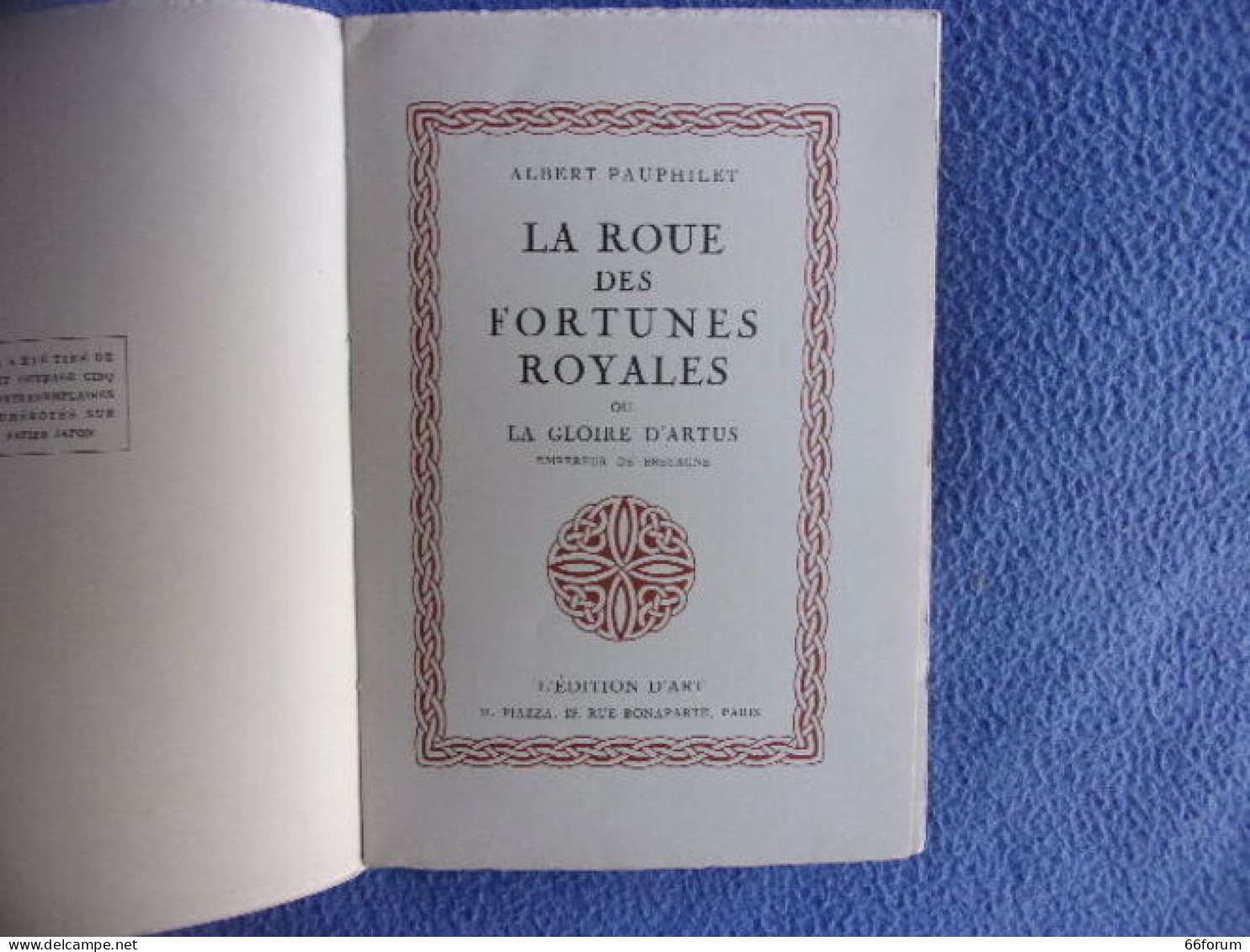 La Roue Des Fortunes Royales Ou La Gloire D'Artus - 1701-1800