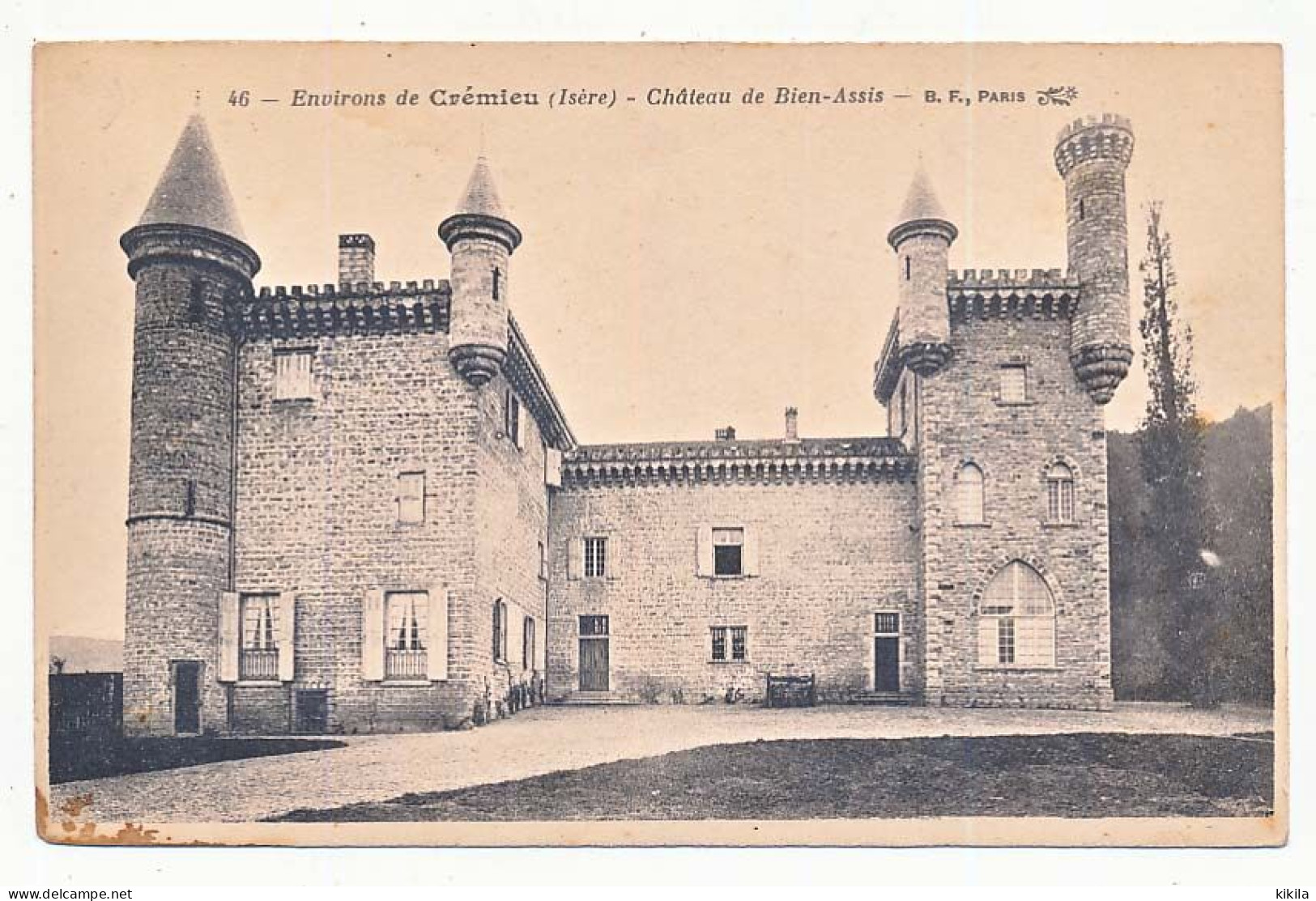 CPA 9 X 14 Isère Environs De CREMIEU Château De Bien-Assis - Crémieu