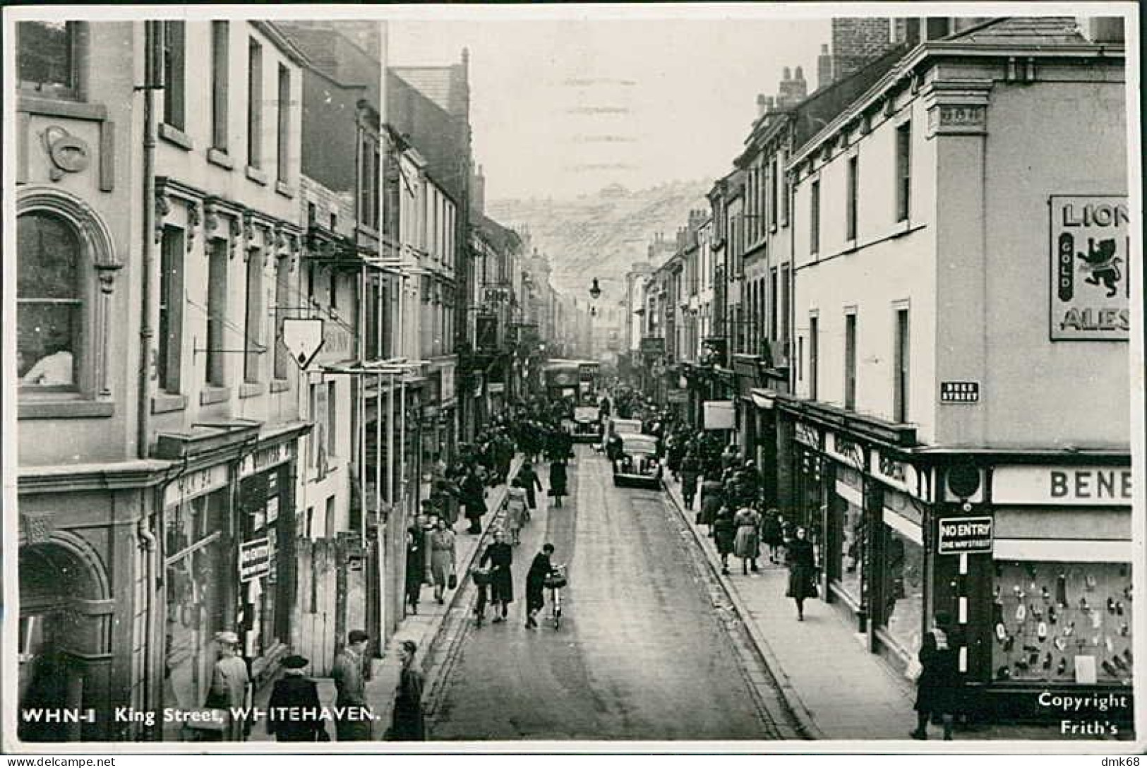 ENGLAND - WHN-I - KING STREET - WHITEHAVEN - MAILED 1953 (18089) - Sonstige & Ohne Zuordnung