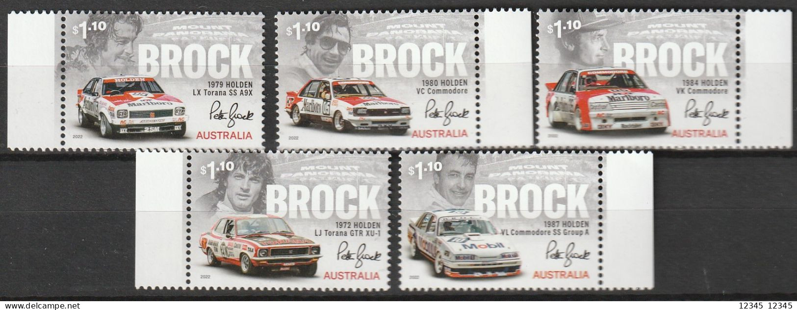 Australië 2022, Postfris MNH, Brock, Cars - Ungebraucht