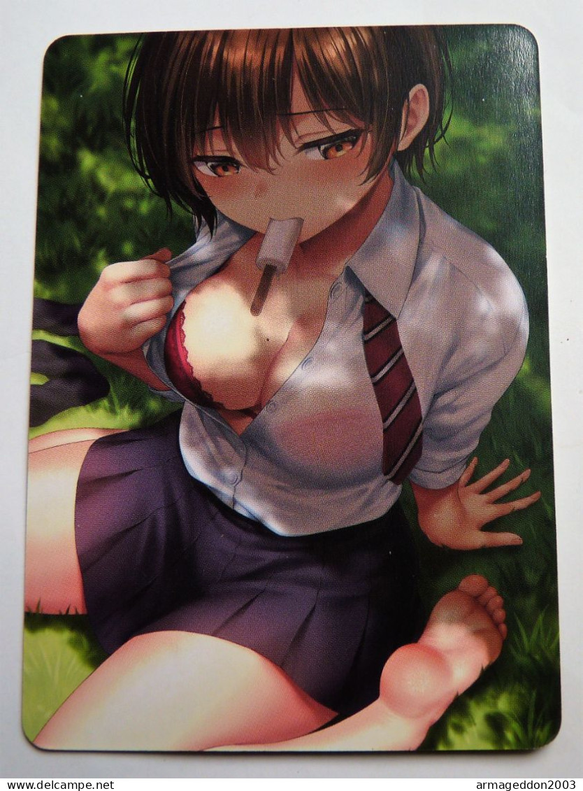 Carte Sexy Waifu Anime Card Manga Girl Limited Doujin ACG Beauty N°13 - Andere & Zonder Classificatie