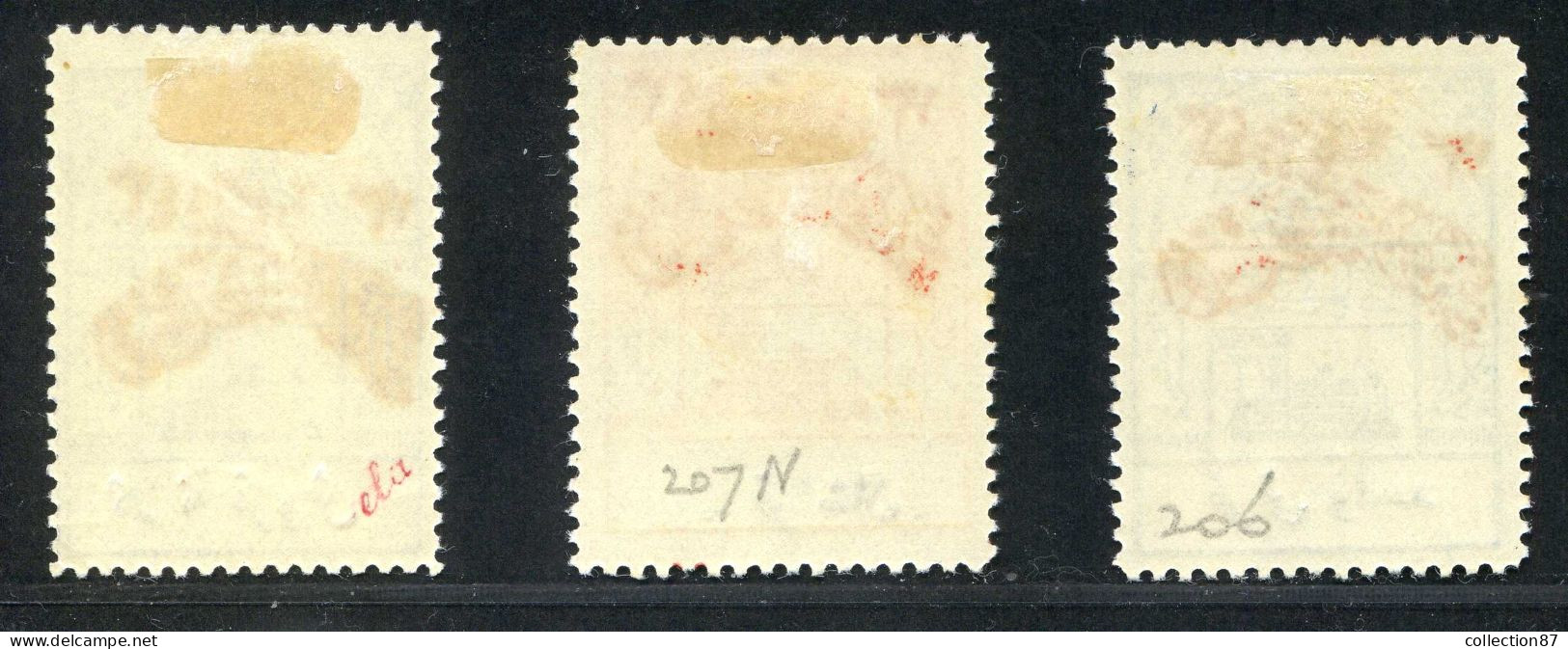 REF 090 > NEDJED - ARABIE SAOUDITE < Yv N° 17 à 19 * Neuf Ch Dos Visible - MH * < Train Chemin De Fer -- Railway - Arabie Saoudite