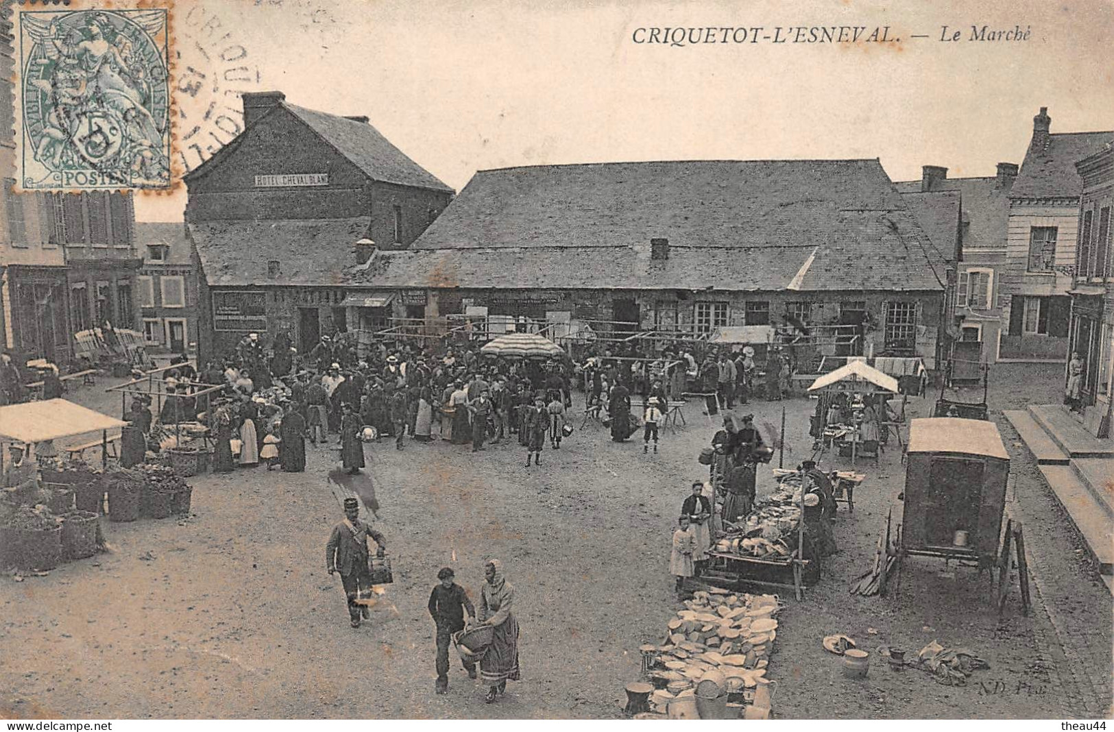 ¤¤  -   CRIQUETOT-L'ESNEVAL   -   Le Marché     -   ¤¤ - Criquetot L'Esneval