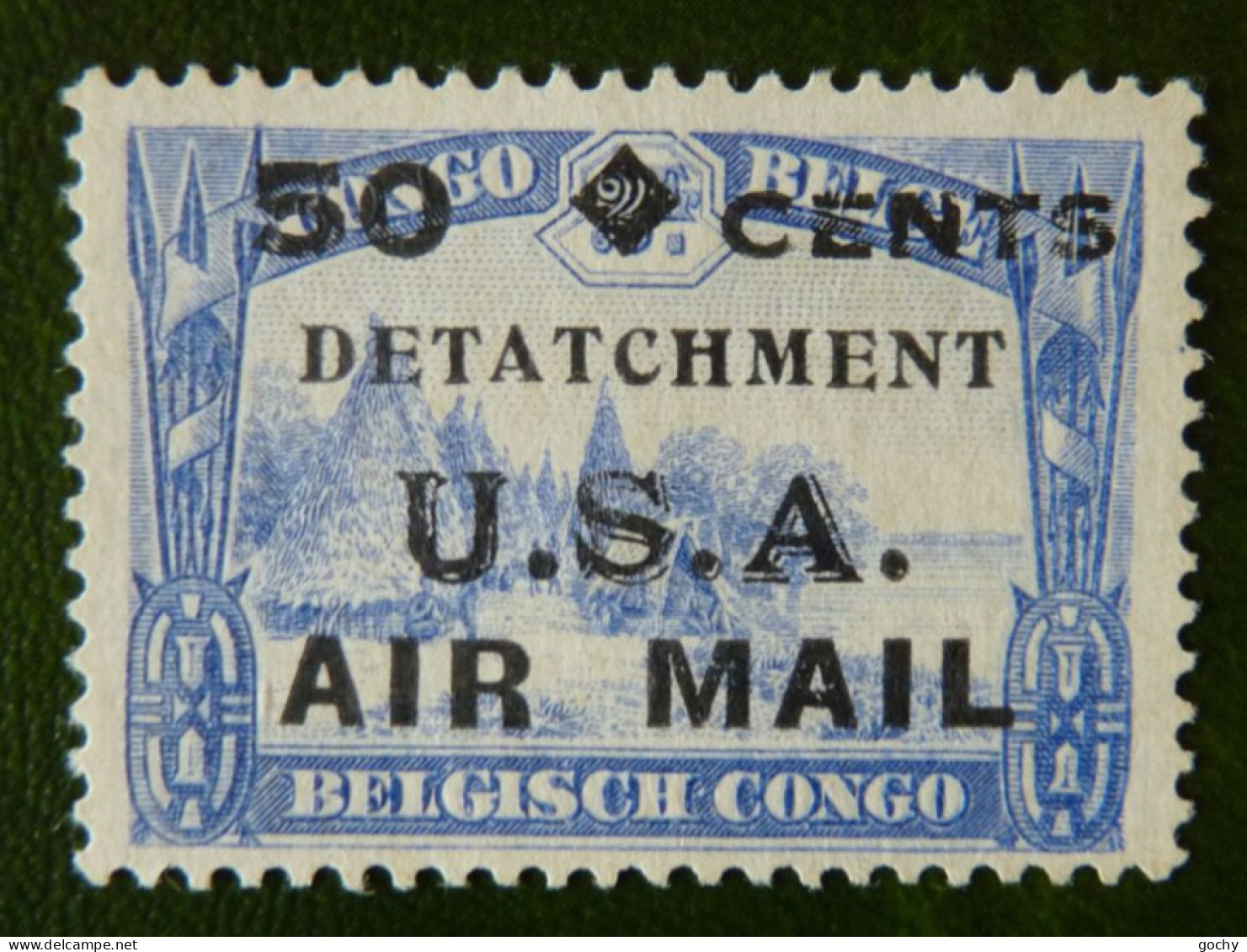 Belgian Congo Belge - 1931  : N° 178 (*) USA DETATCHMENT AIR MAIL SURCHARGE - Unused Stamps
