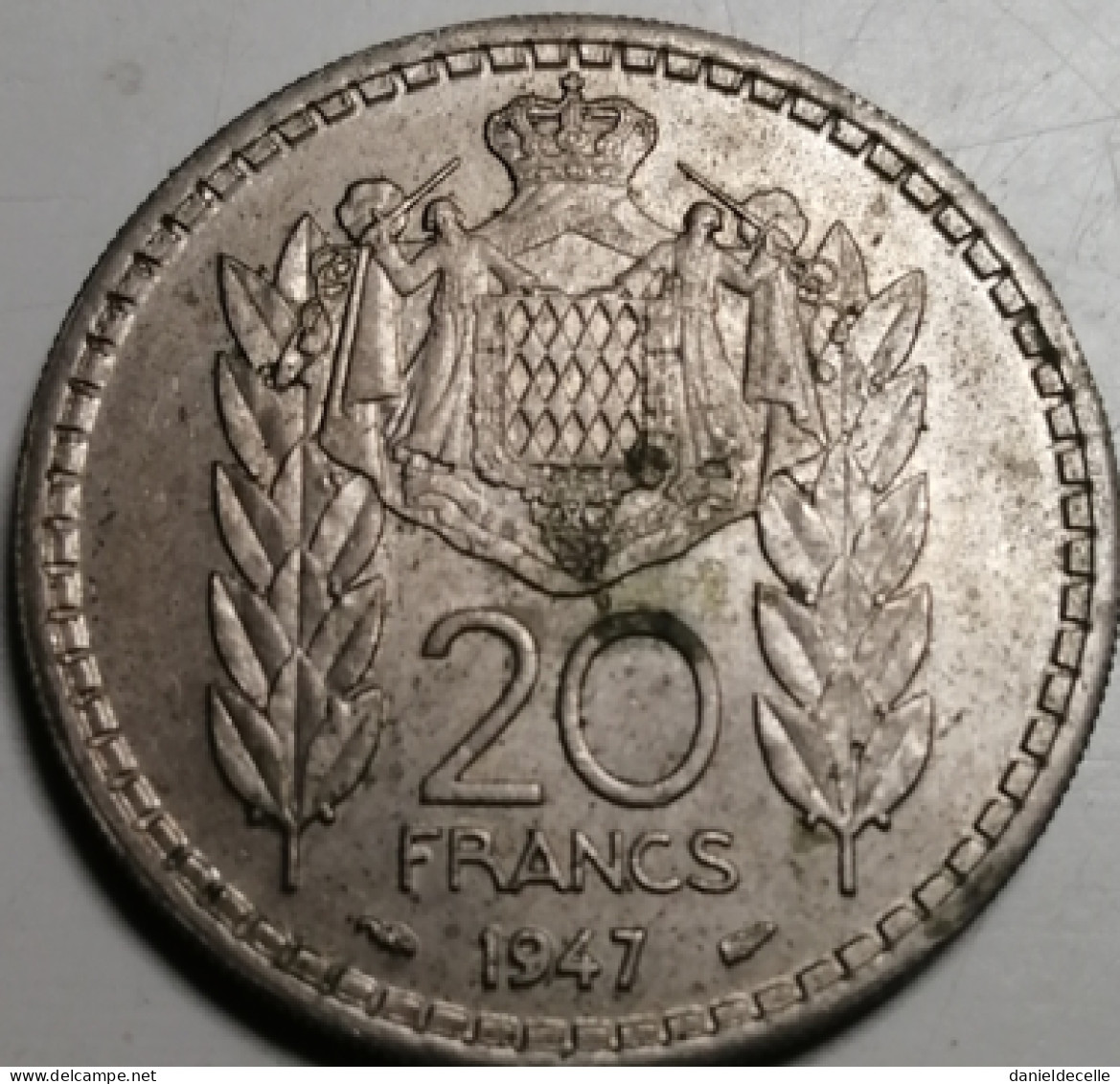 20 Francs 1947 Monaco - 1922-1949 Louis II