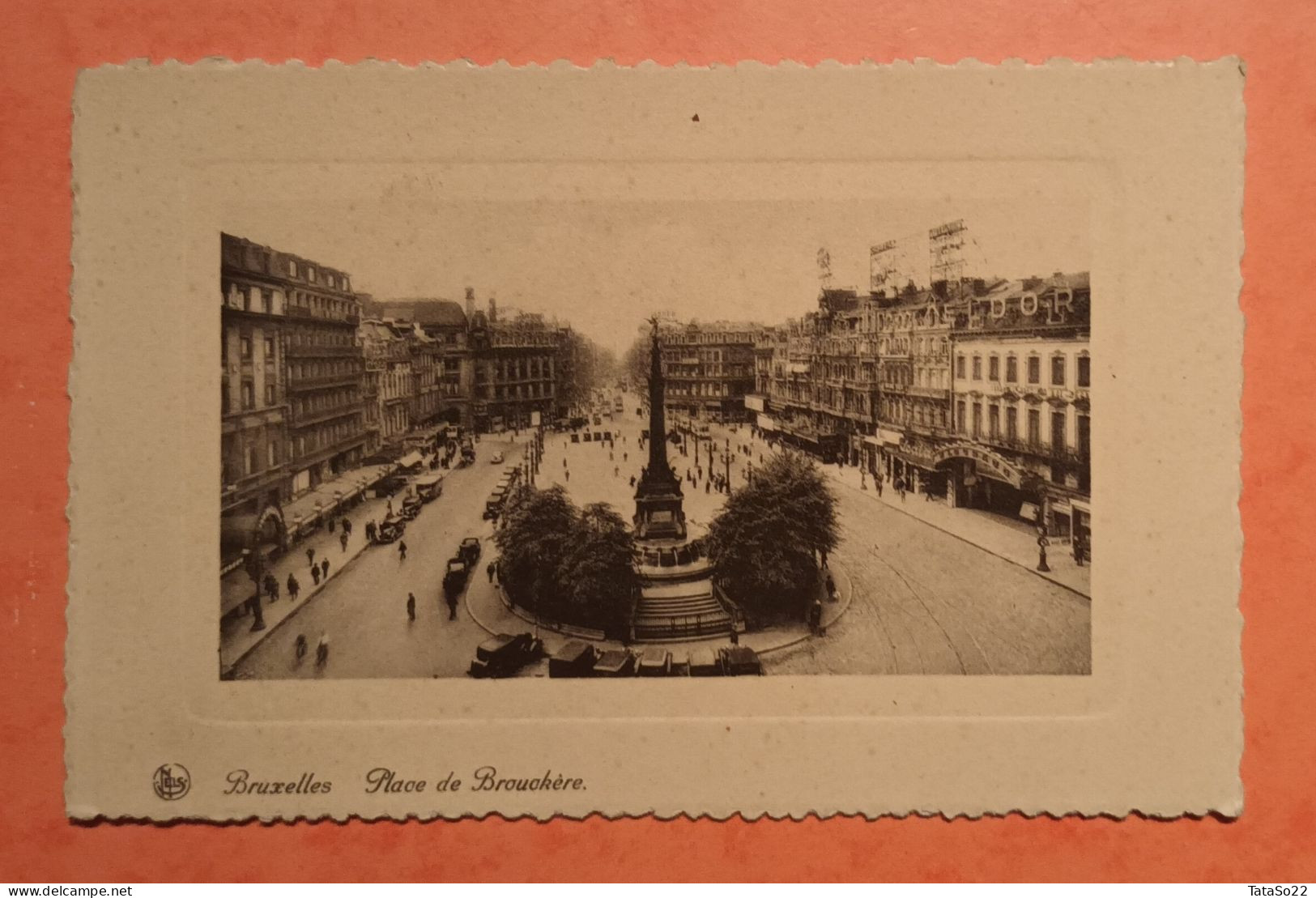 Bruxelles - Place De Brouckère - Marktpleinen, Pleinen