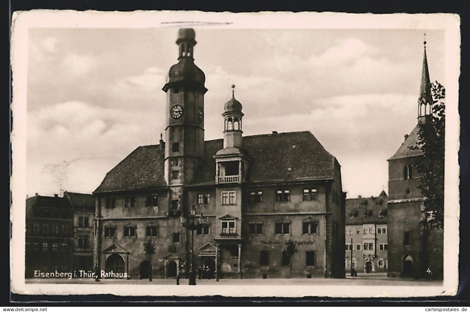 AK Eisenberg I. Thür., Rathaus  - Eisenberg