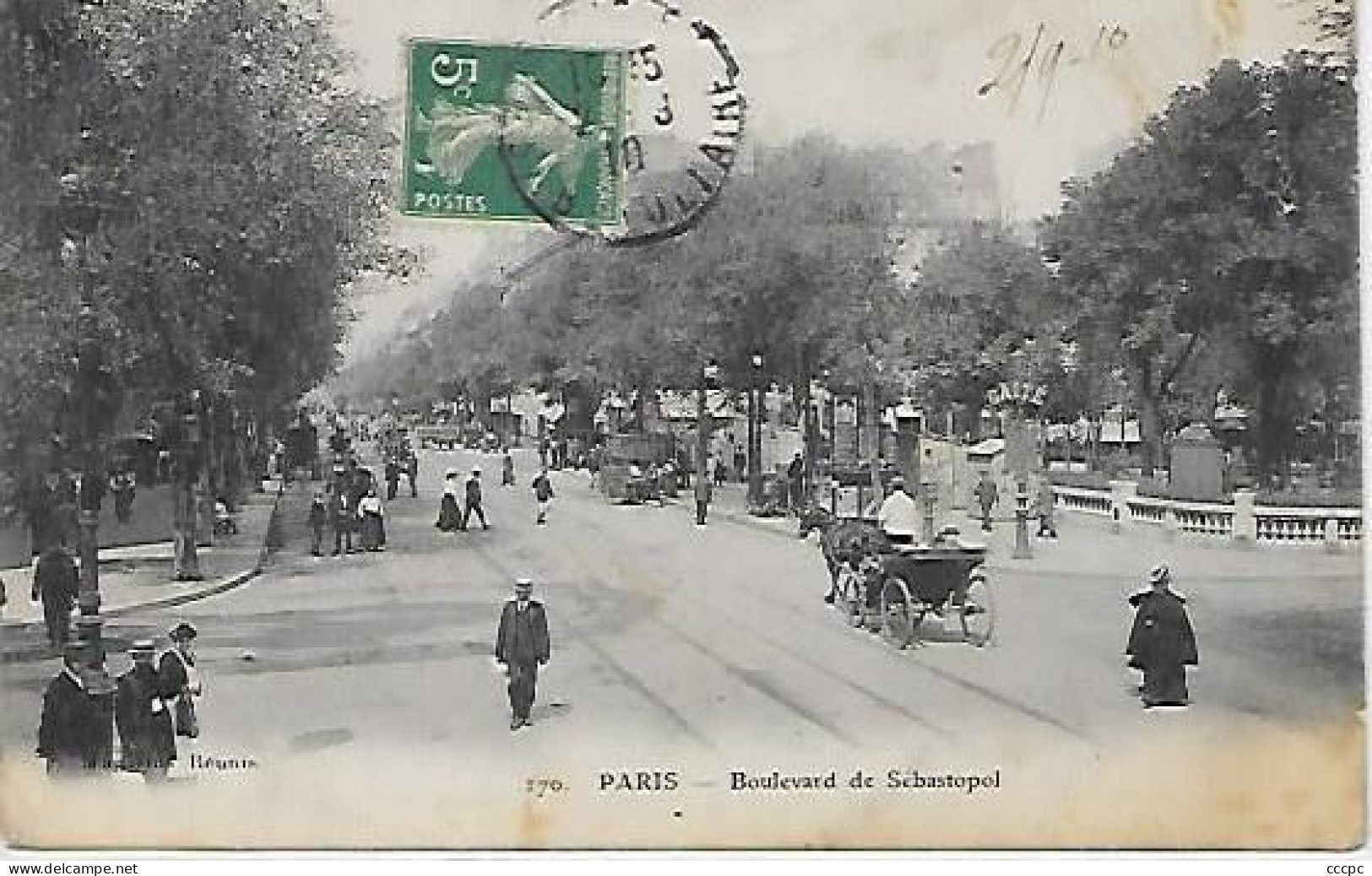 CPA Paris Boulevard Sébastopol - Arrondissement: 03